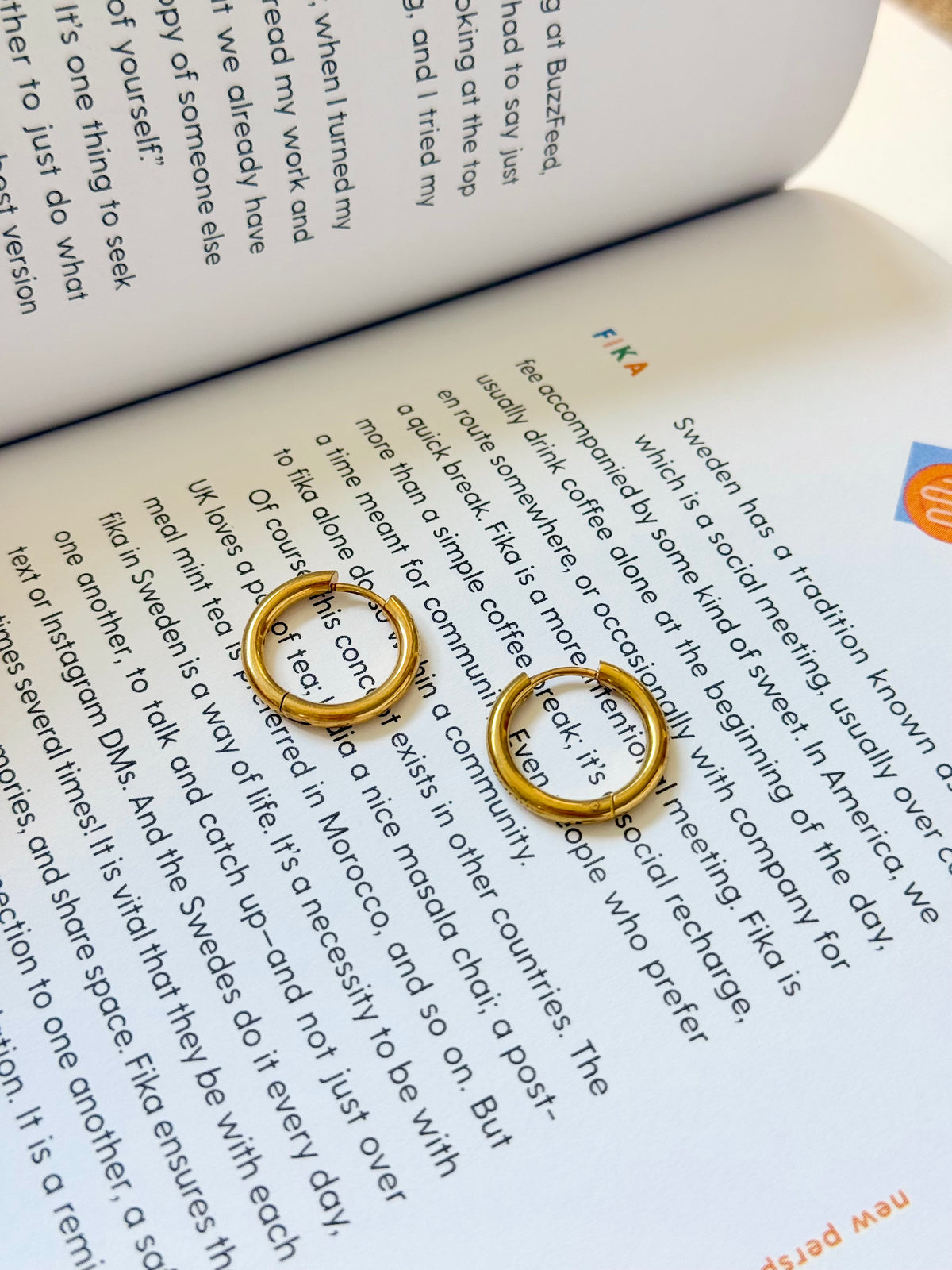 Charm Bar - Huggie Earrings