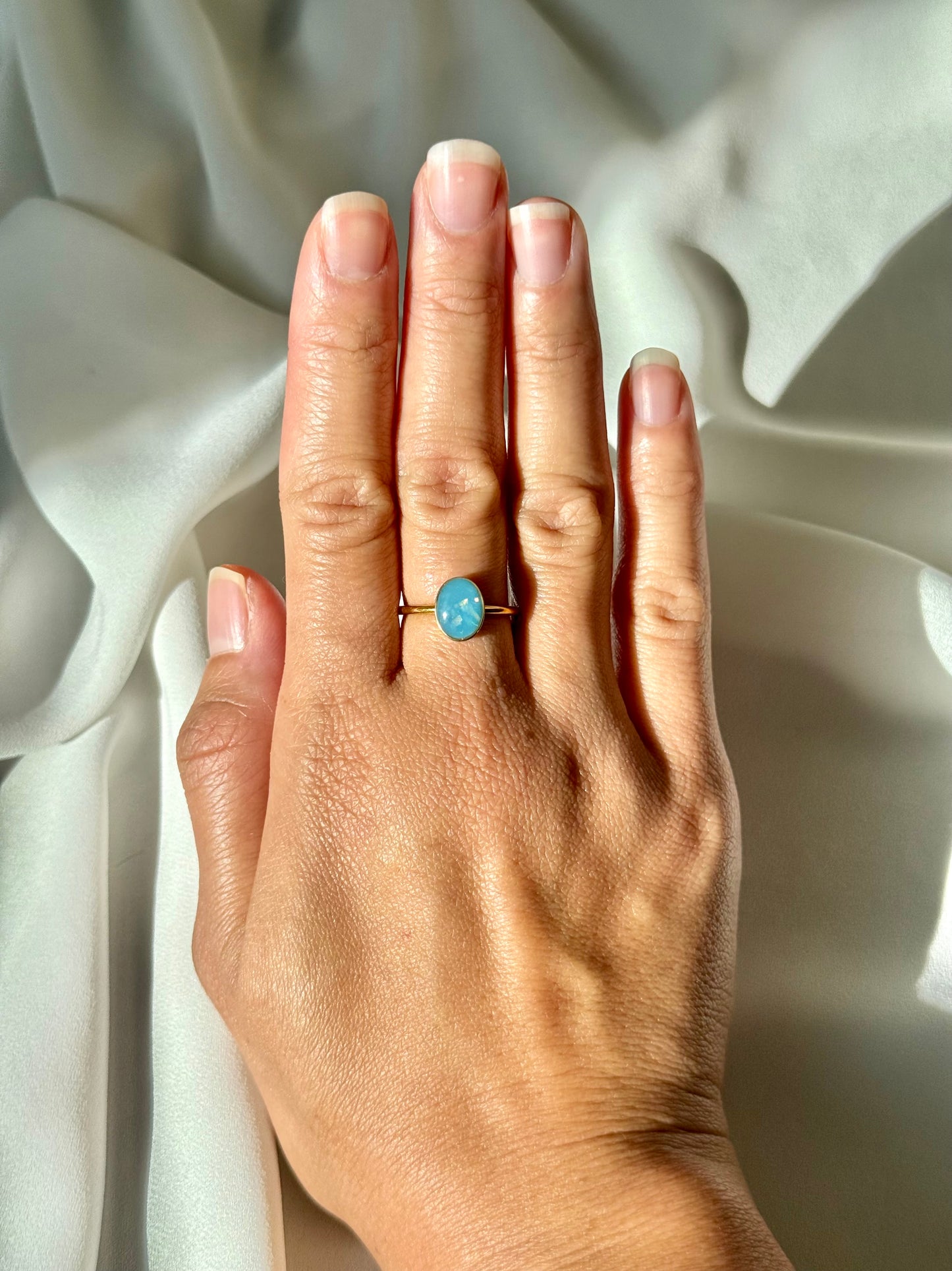 Blue Opal - Oval