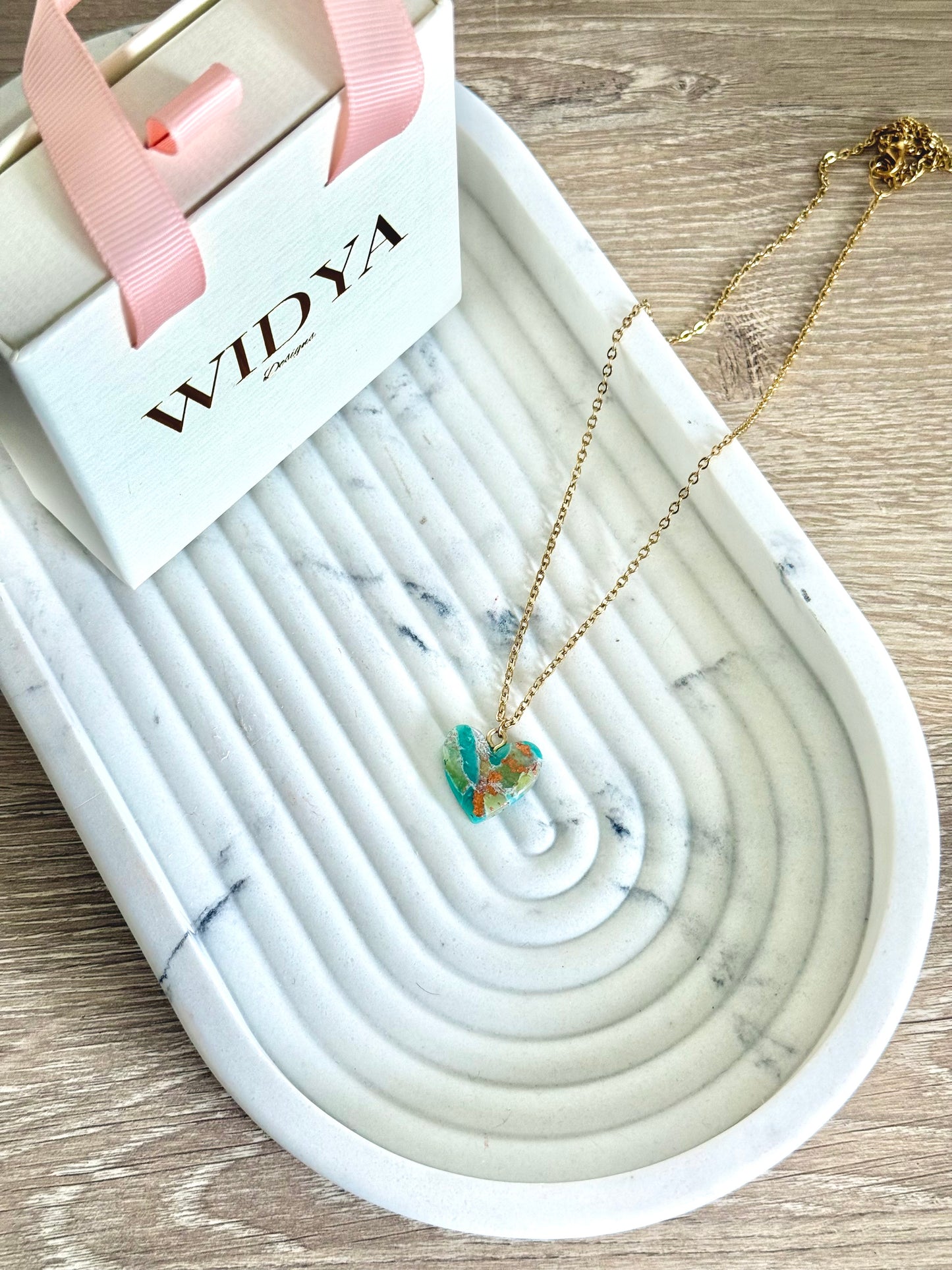 Jade Necklace - Heart