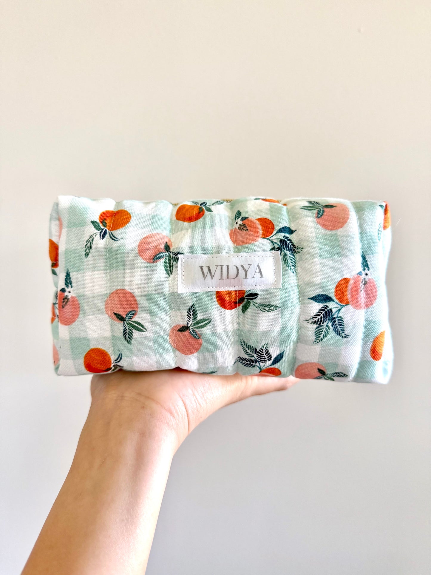 Peach Picnic Travel Pouch