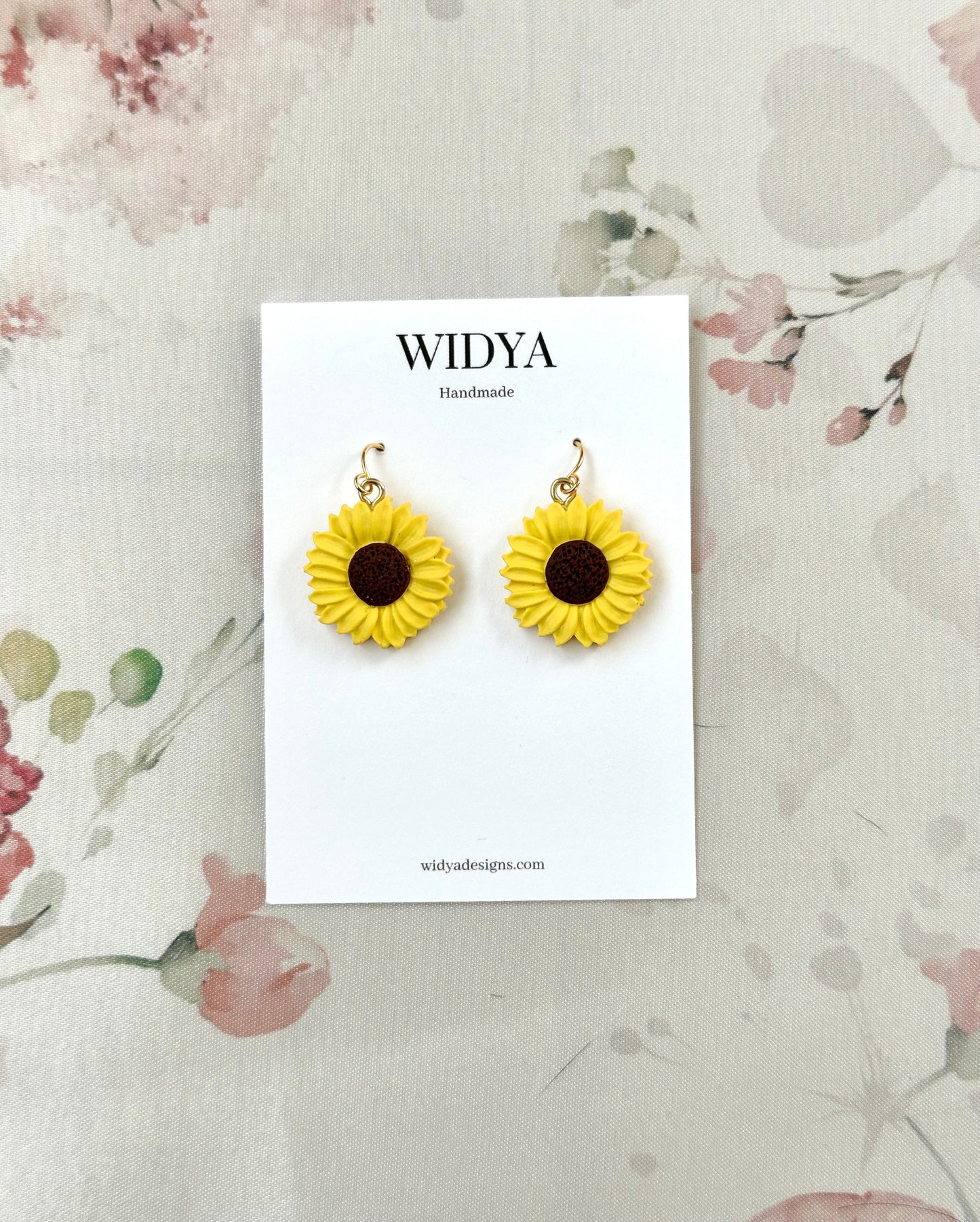 Sunflower Earrings - July or August Flower