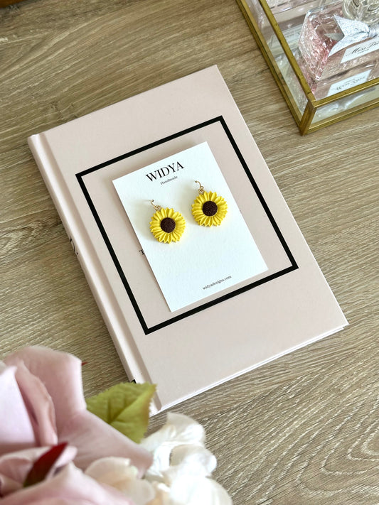 Sunflower Earrings - July or August Flower