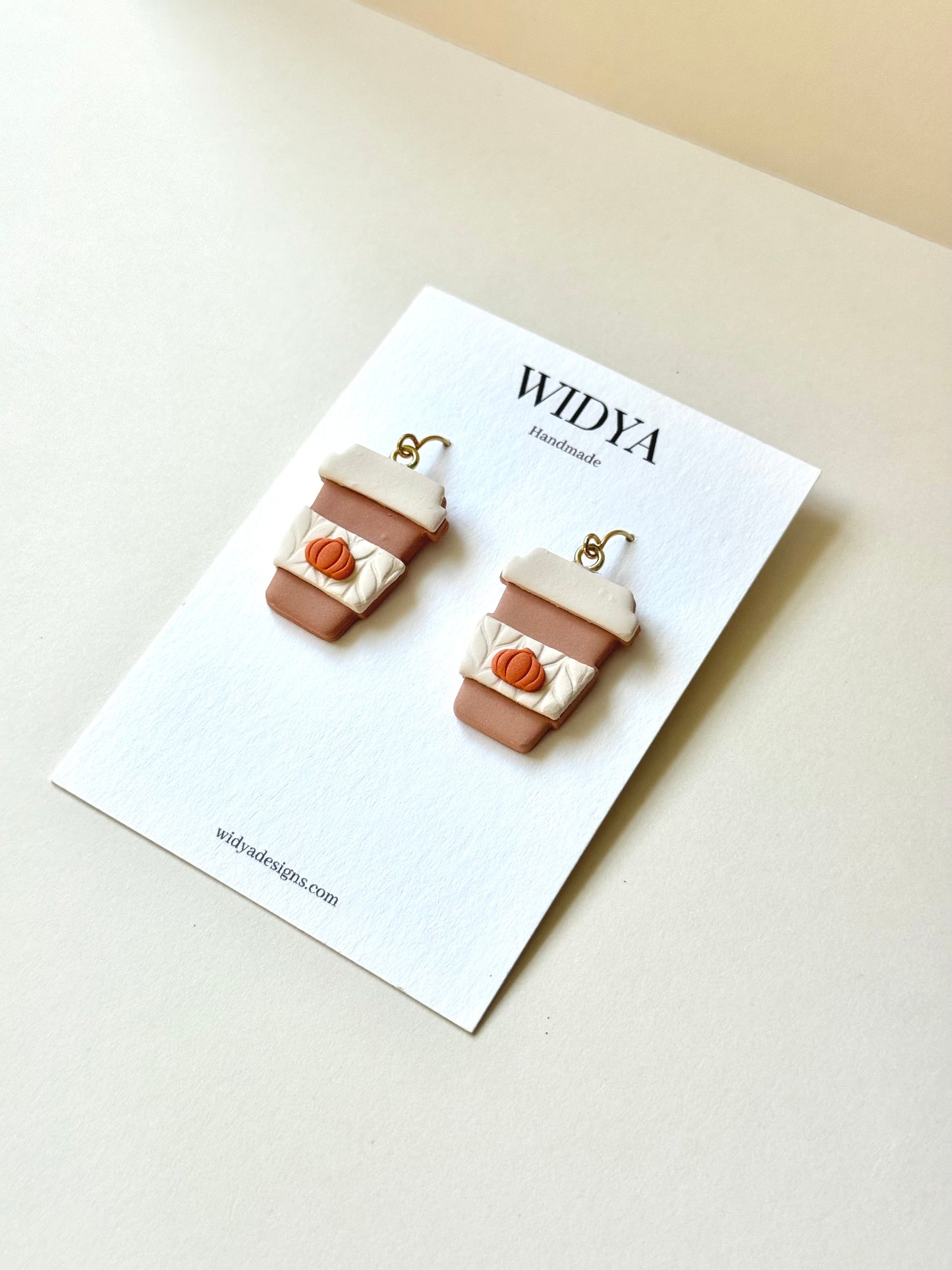 Pumpkin Latte Earrings