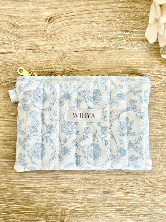 Blue Chinoiserie Zipper Pouch