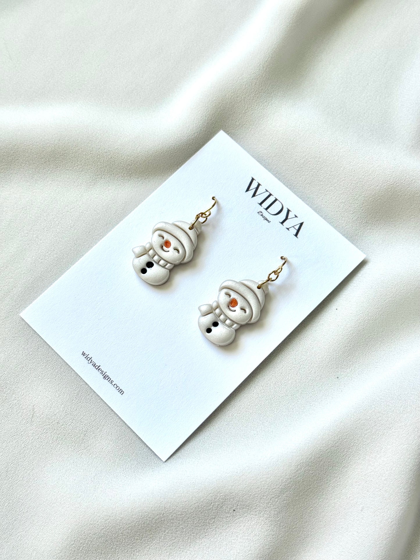 Snowman Earrings