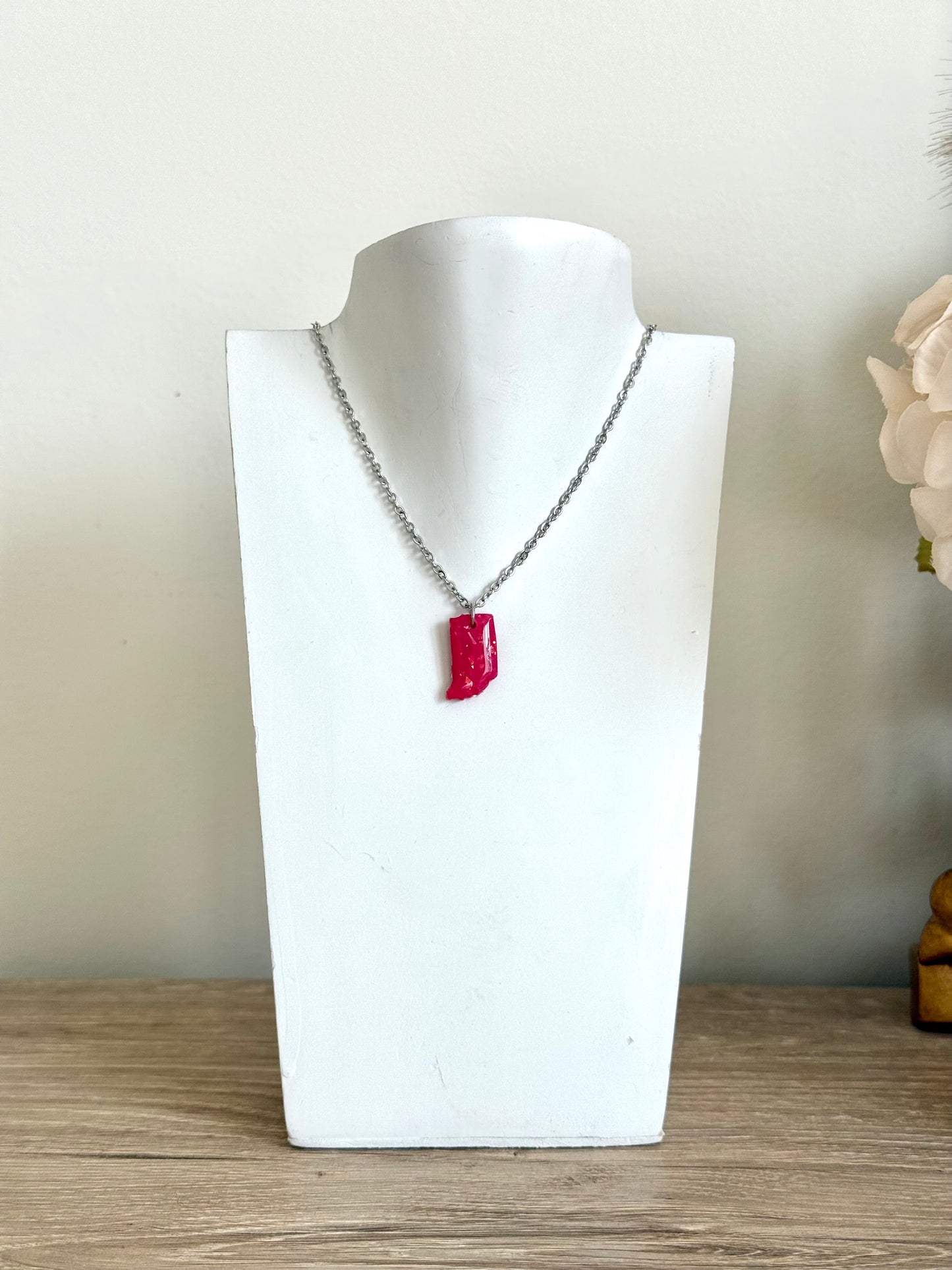 Indiana Necklace - Red Opal