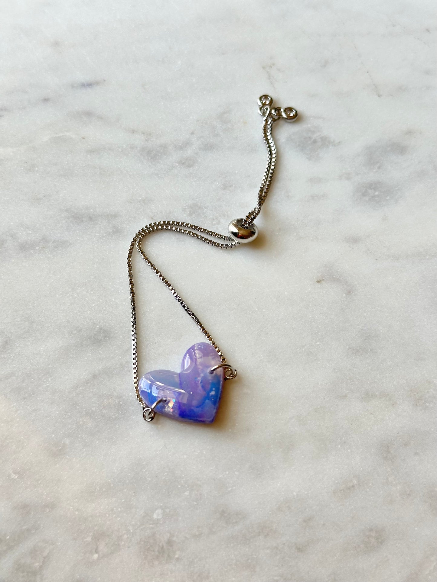 Lapis Lazuli Bracelet - Heart