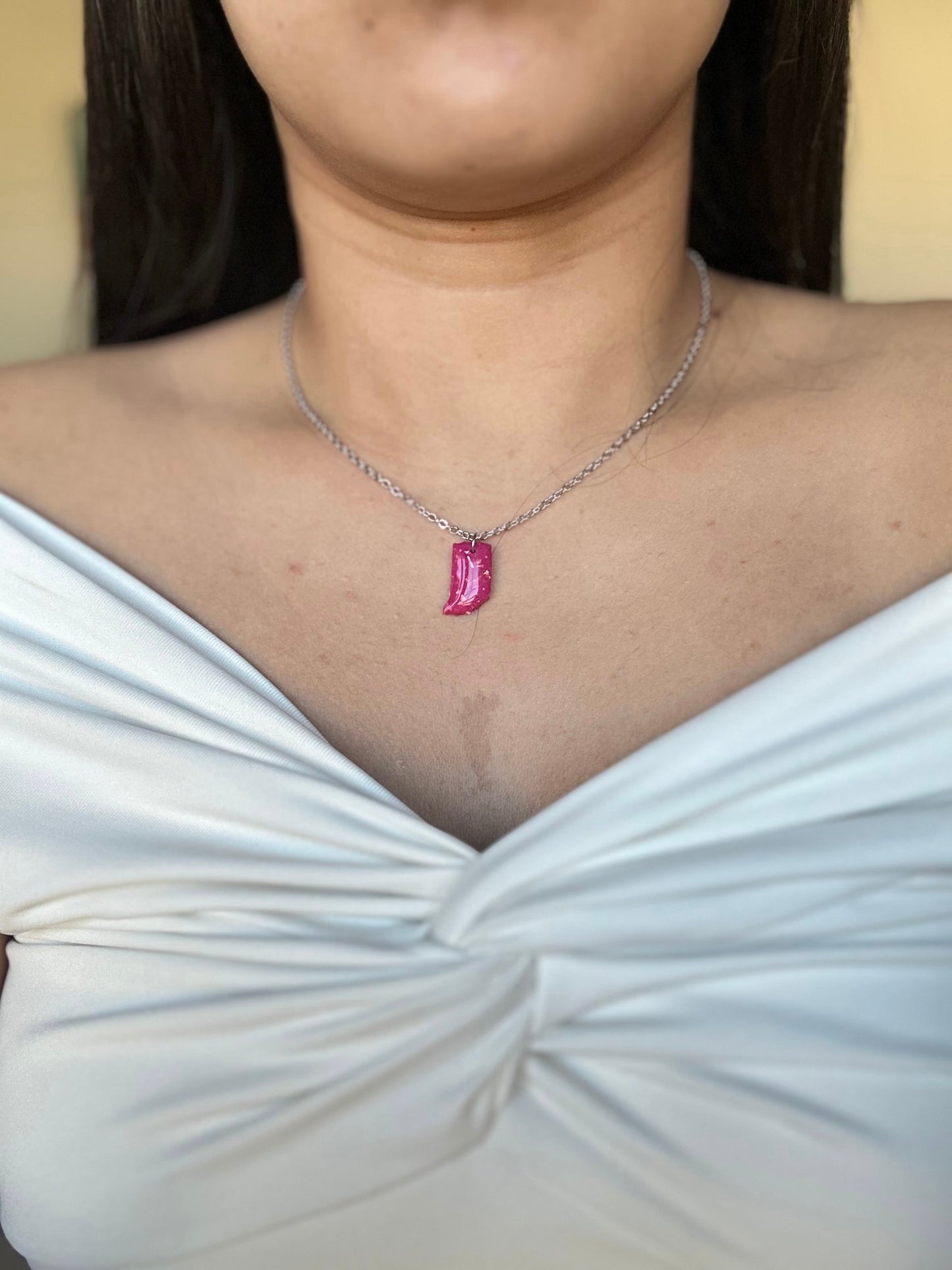 Indiana Necklace - Red Opal