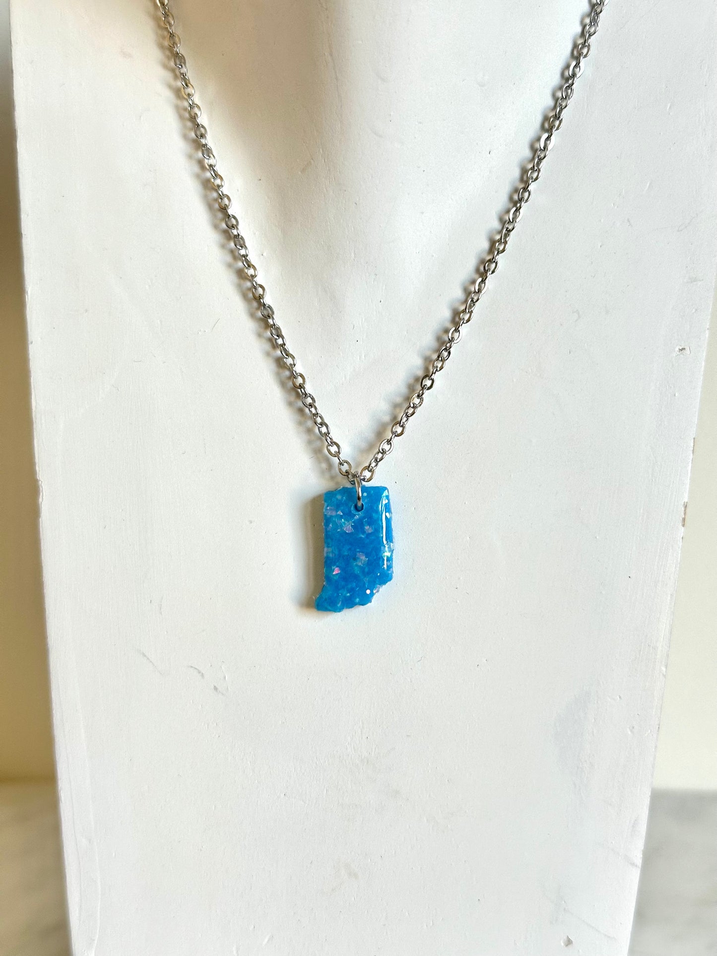 Indiana Necklace - Blue Opal