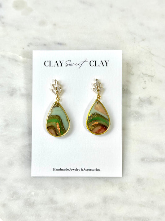 Agate Dangles - Teardrop