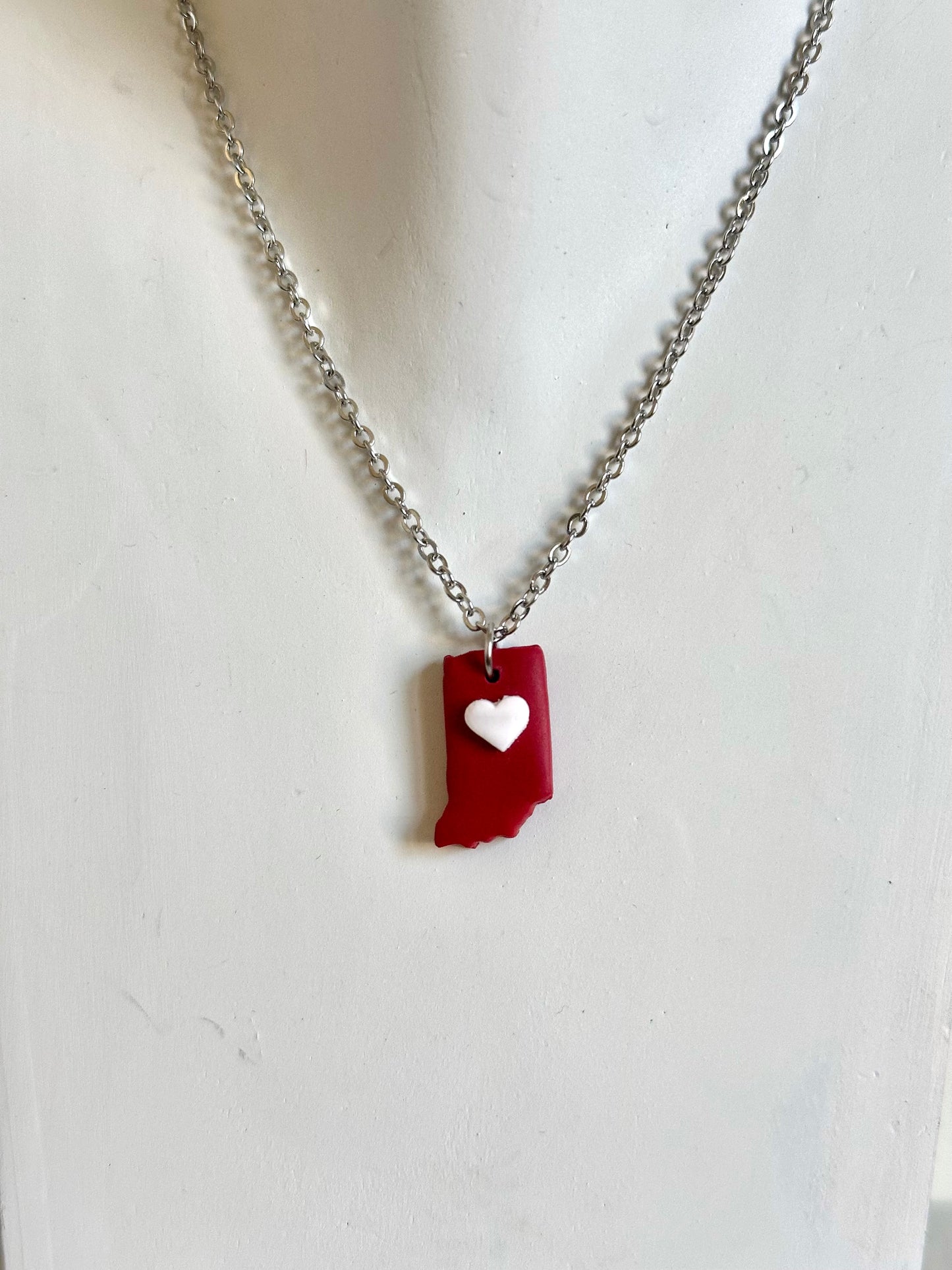 Indiana Necklace - Red & White