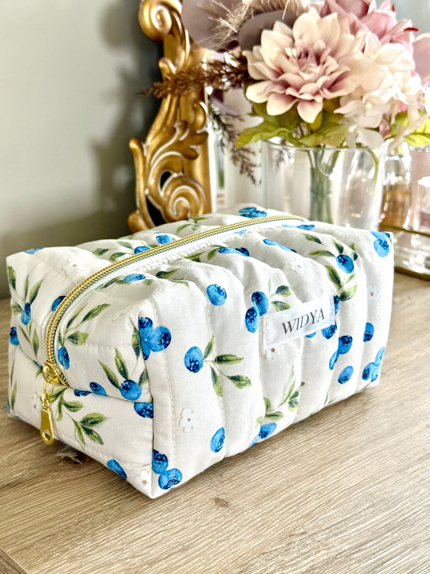 Blueberries Travel Pouch