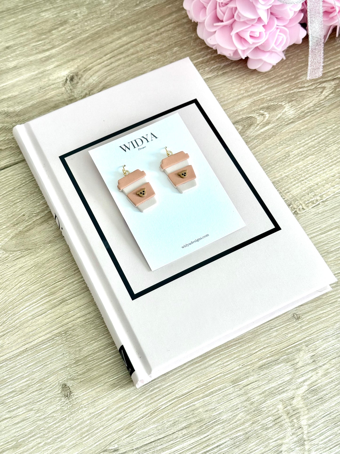 Teddy Bear Cup Earrings