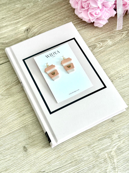 Teddy Bear Cup Earrings