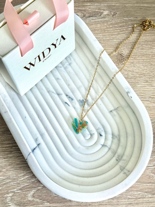 Jade Necklace - Heart
