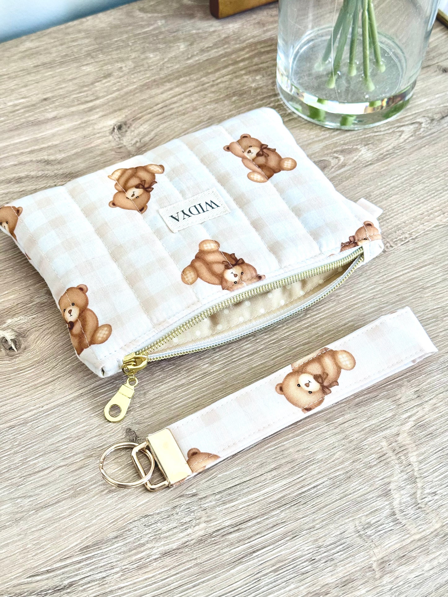 Cute Teddy Bear Small Pouch