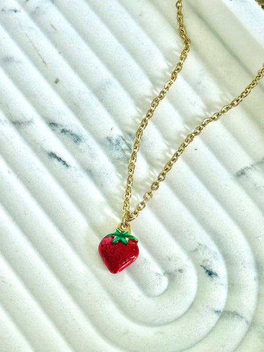 Strawberry Necklace