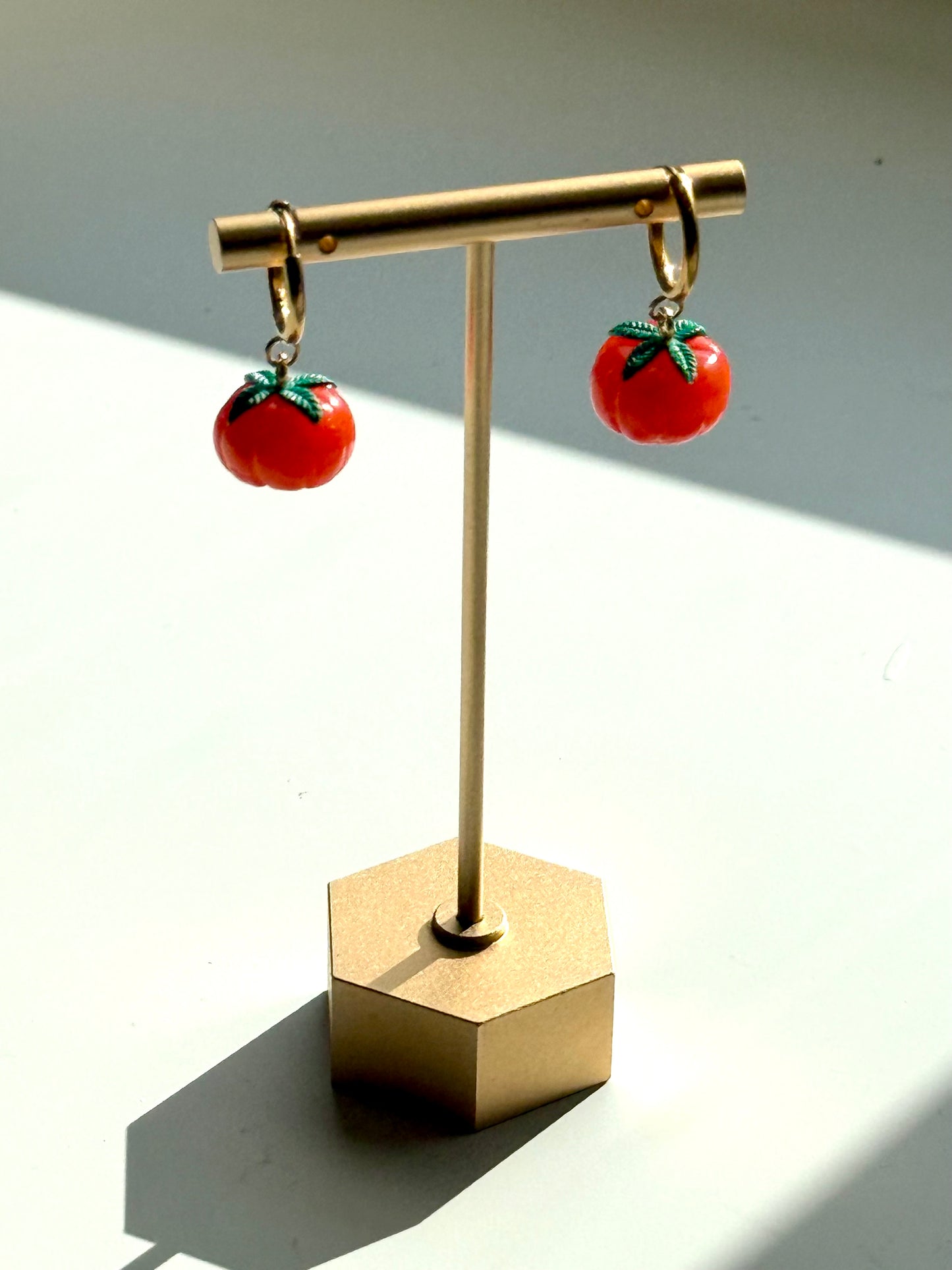 Tomato Earrings
