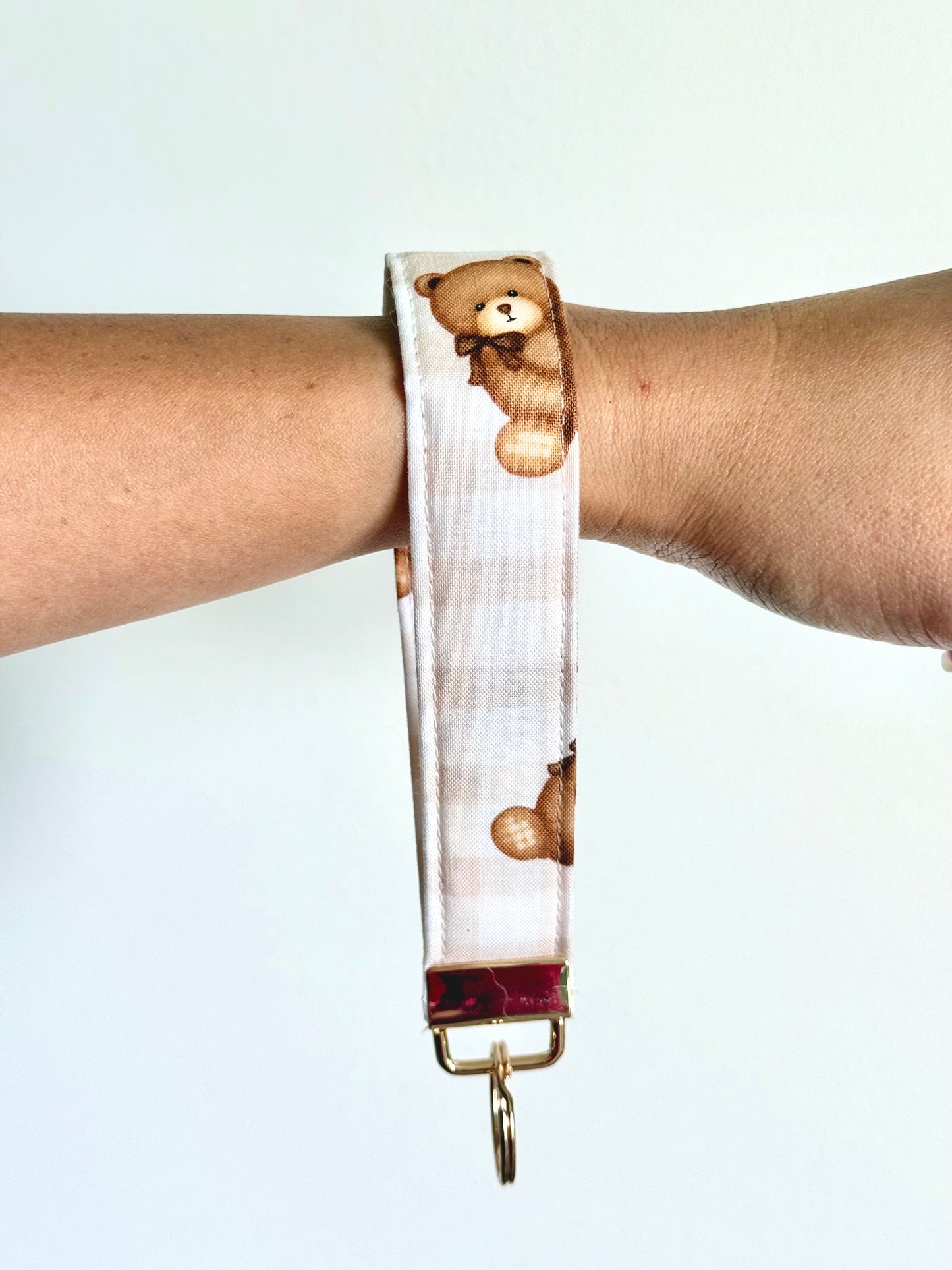 Cute Teddy Bear Keychain Wallet