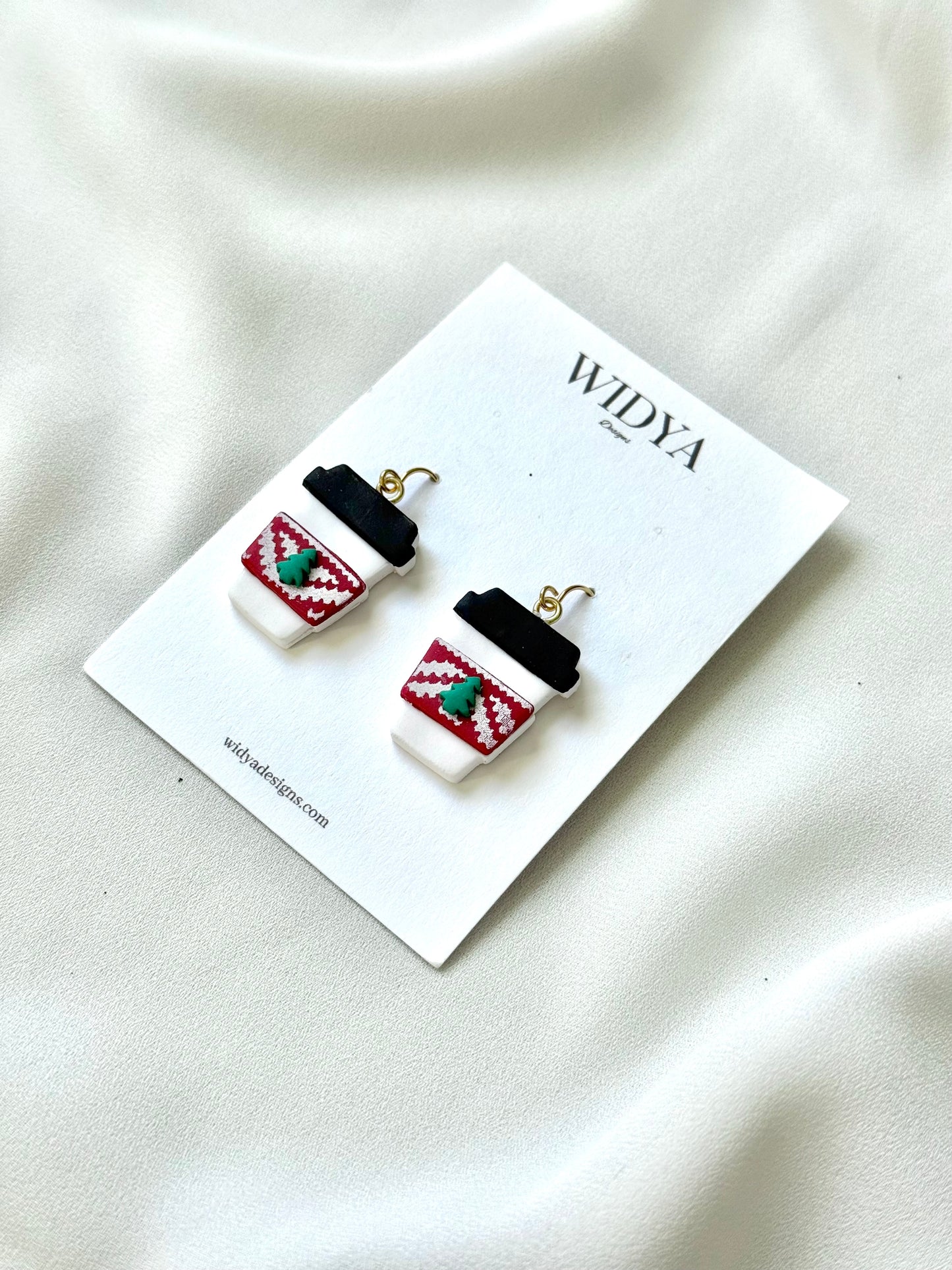 Christmas Coffee Lover Earrings