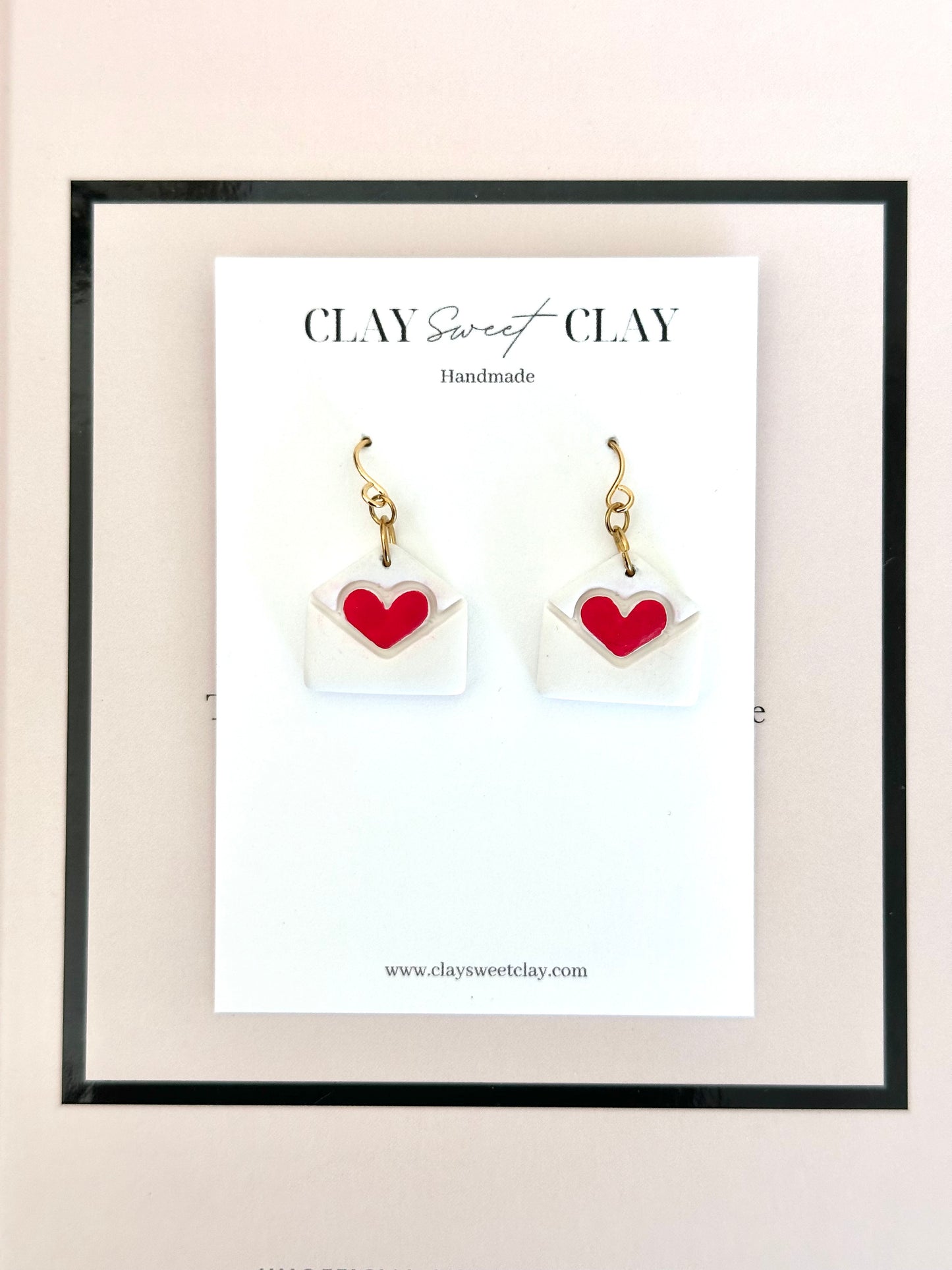 Love Letter Envelope Earrings