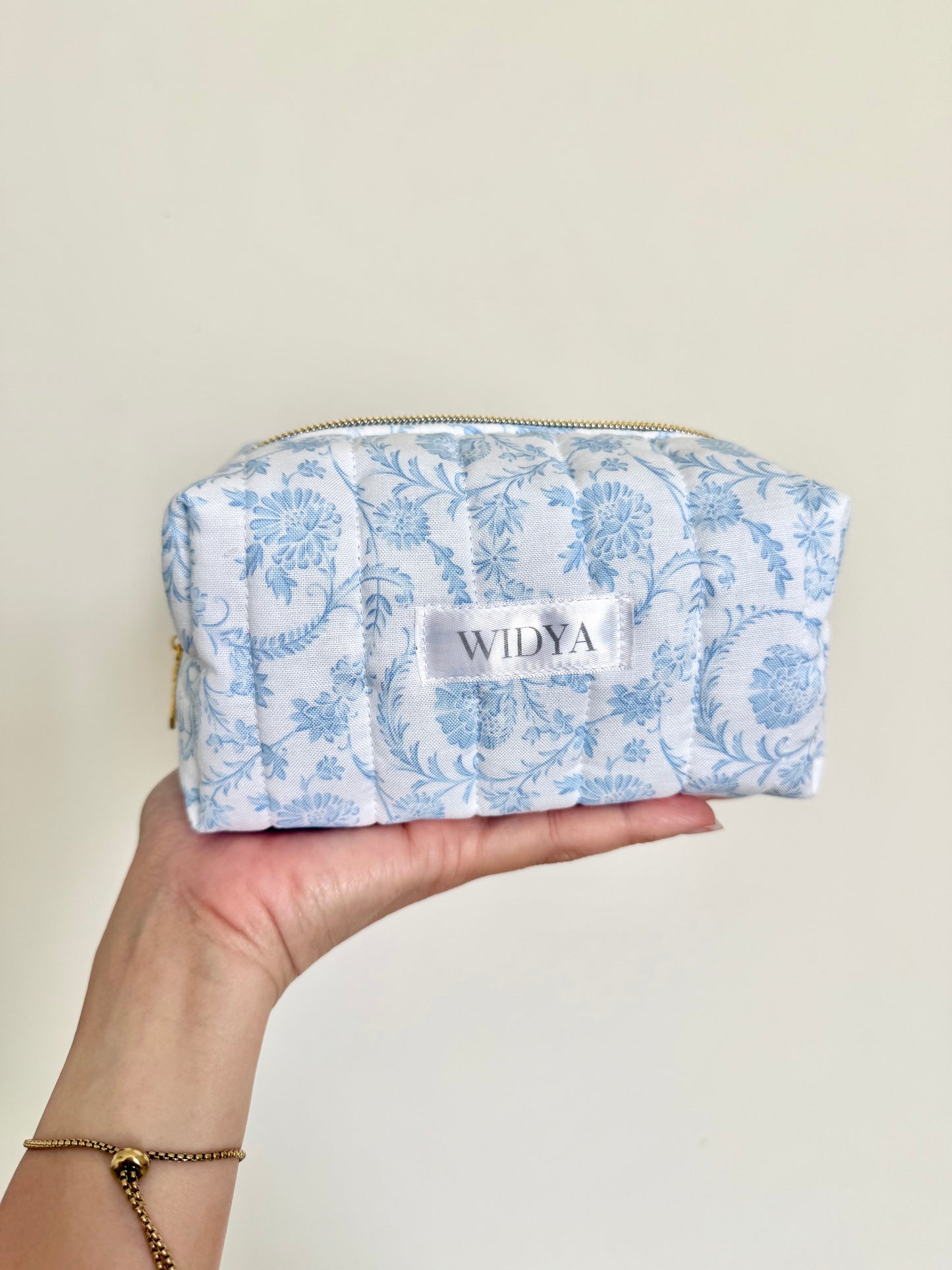 Blue & White Chinoiserie Makeup Bag