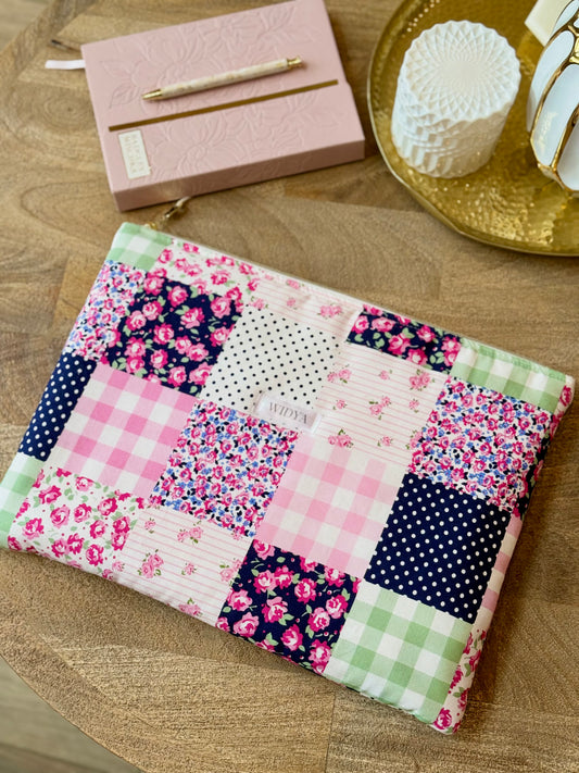Rose Patchwork Laptop Sleeve