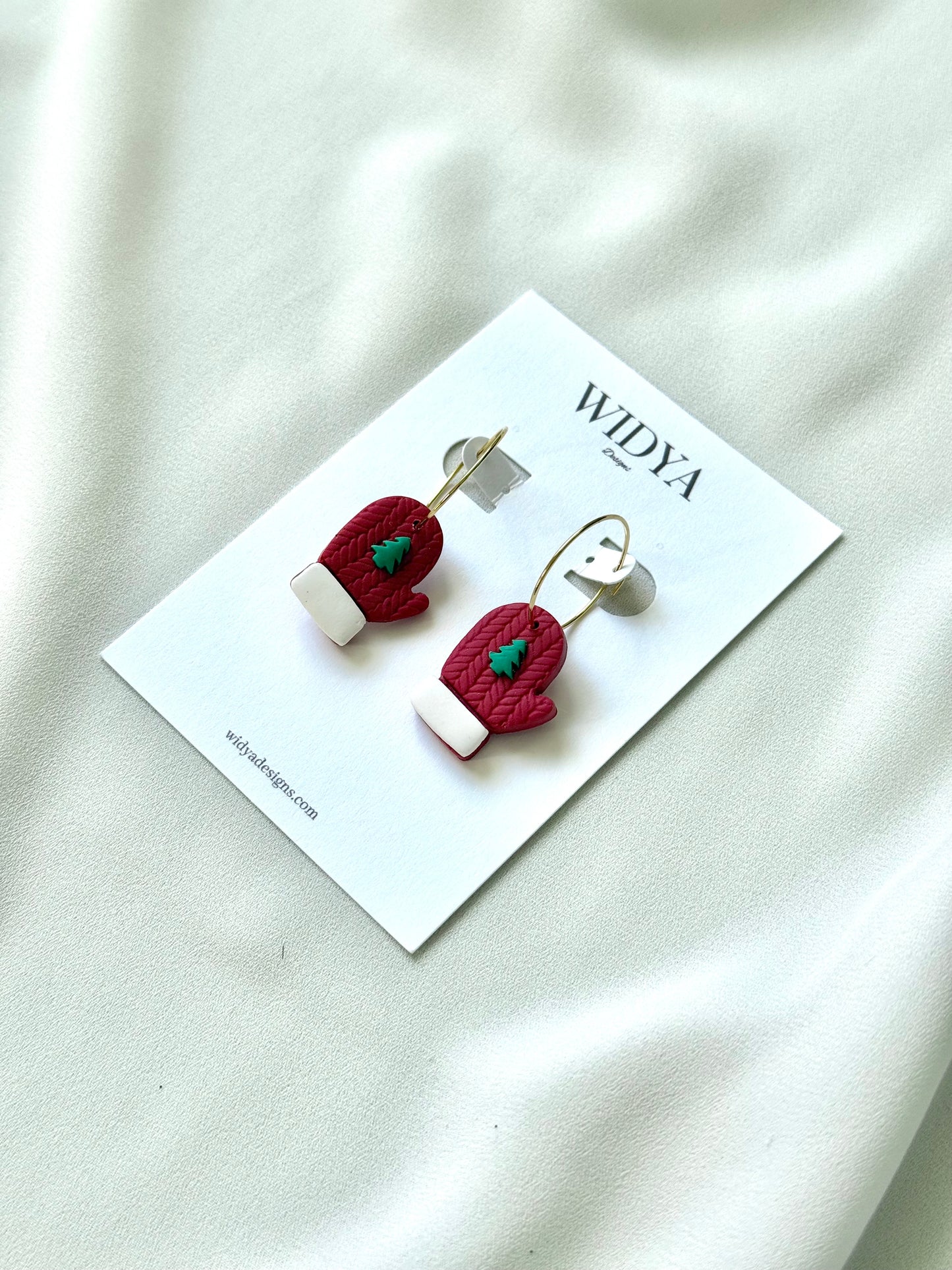 Festive Mitten Earrings