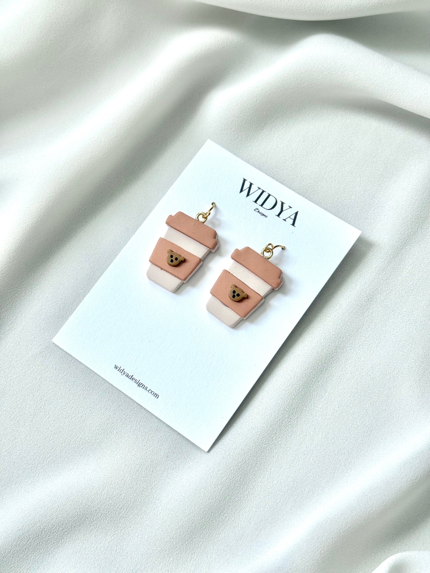 Teddy Bear Cup Earrings