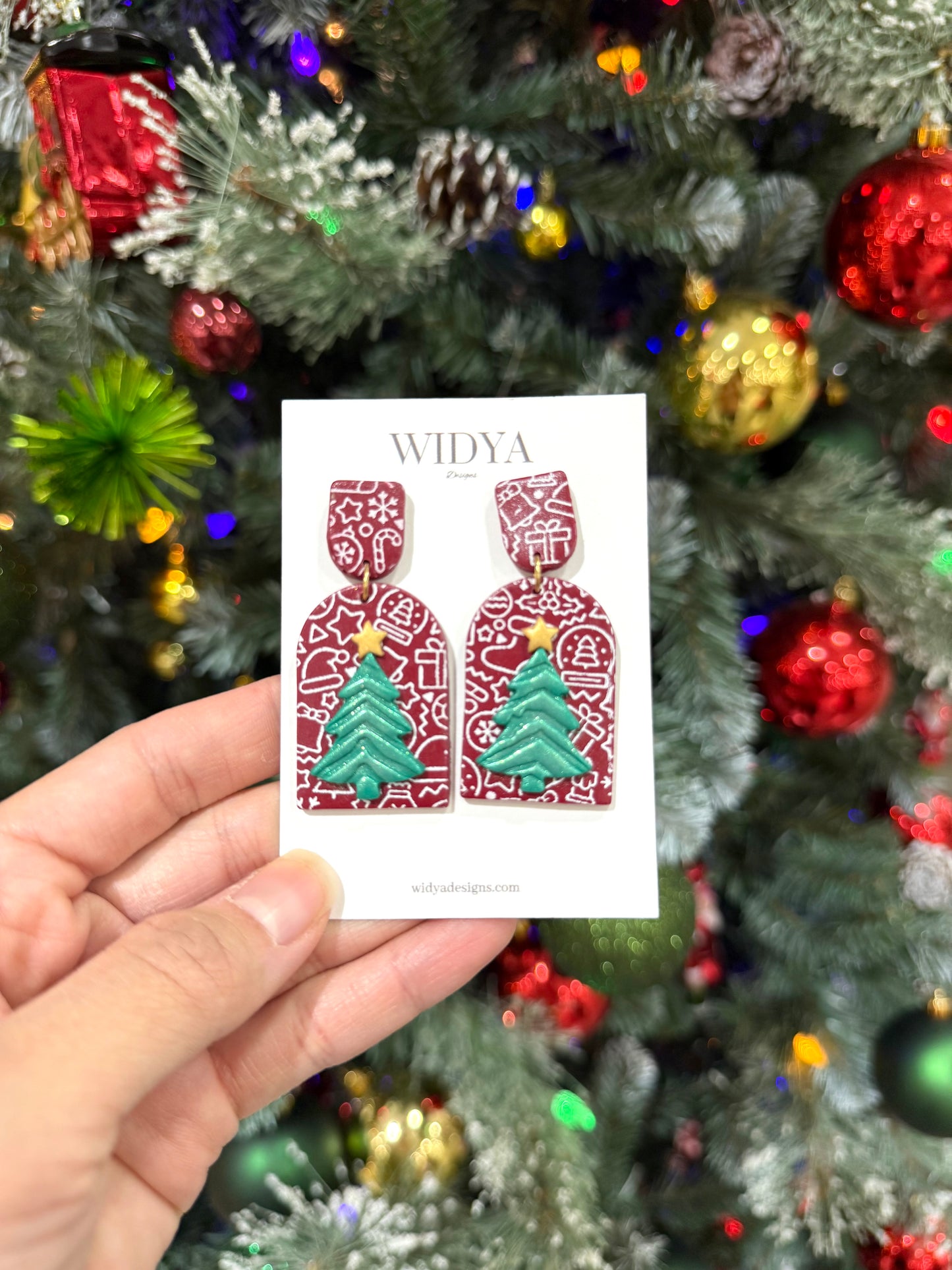Christmas Tree Arch Earrings