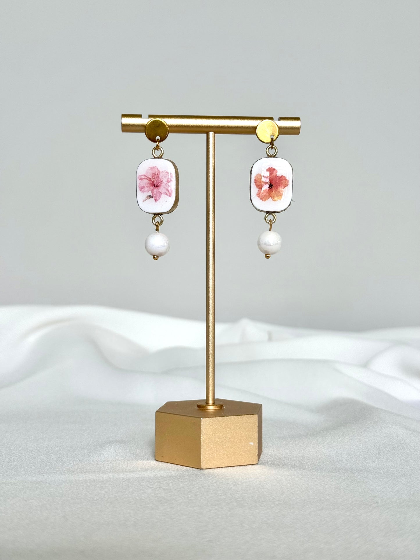 Vintage Frame Art Earrings