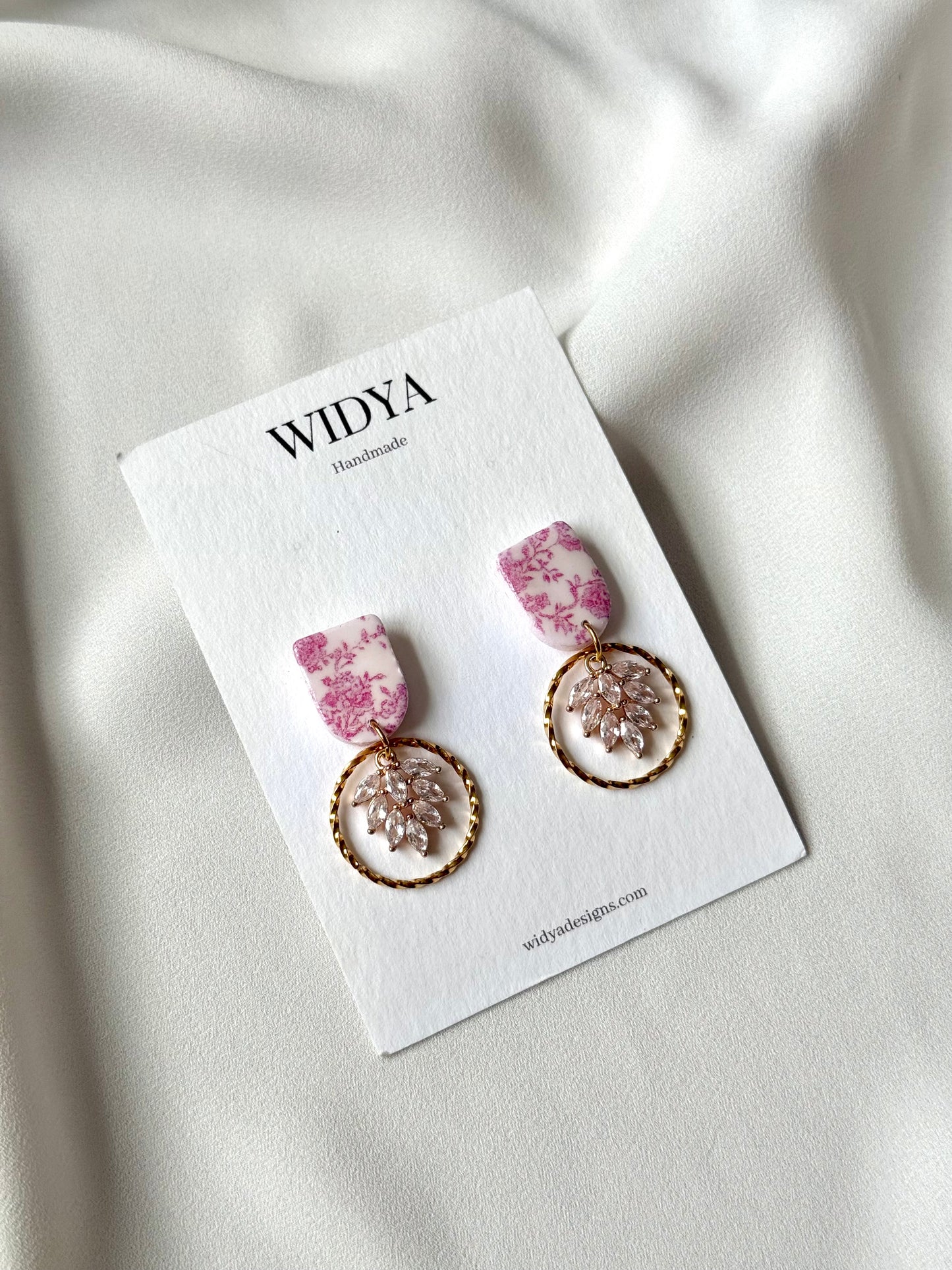 Pink Toile - Dainty Dangles