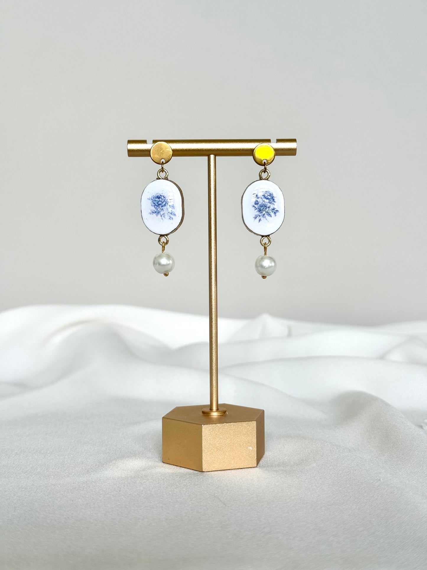 Vintage Frame Art Earrings