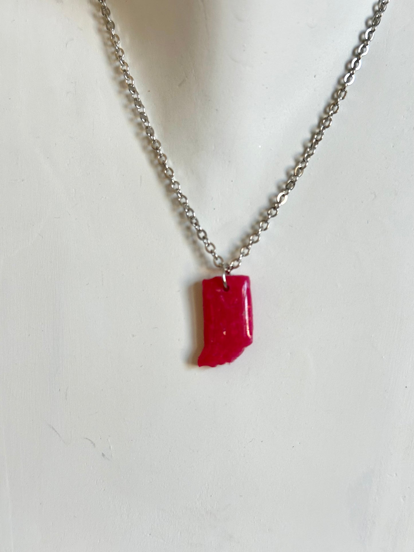 Indiana Necklace - Red Opal