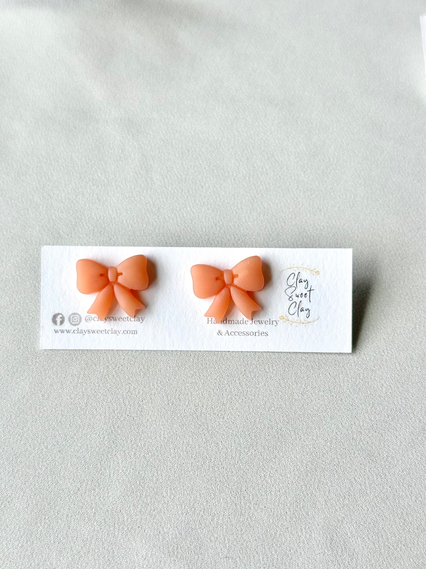 Bow Stud Earrings