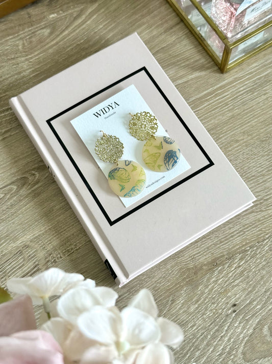 Butterfly Prints Dangle Earrings
