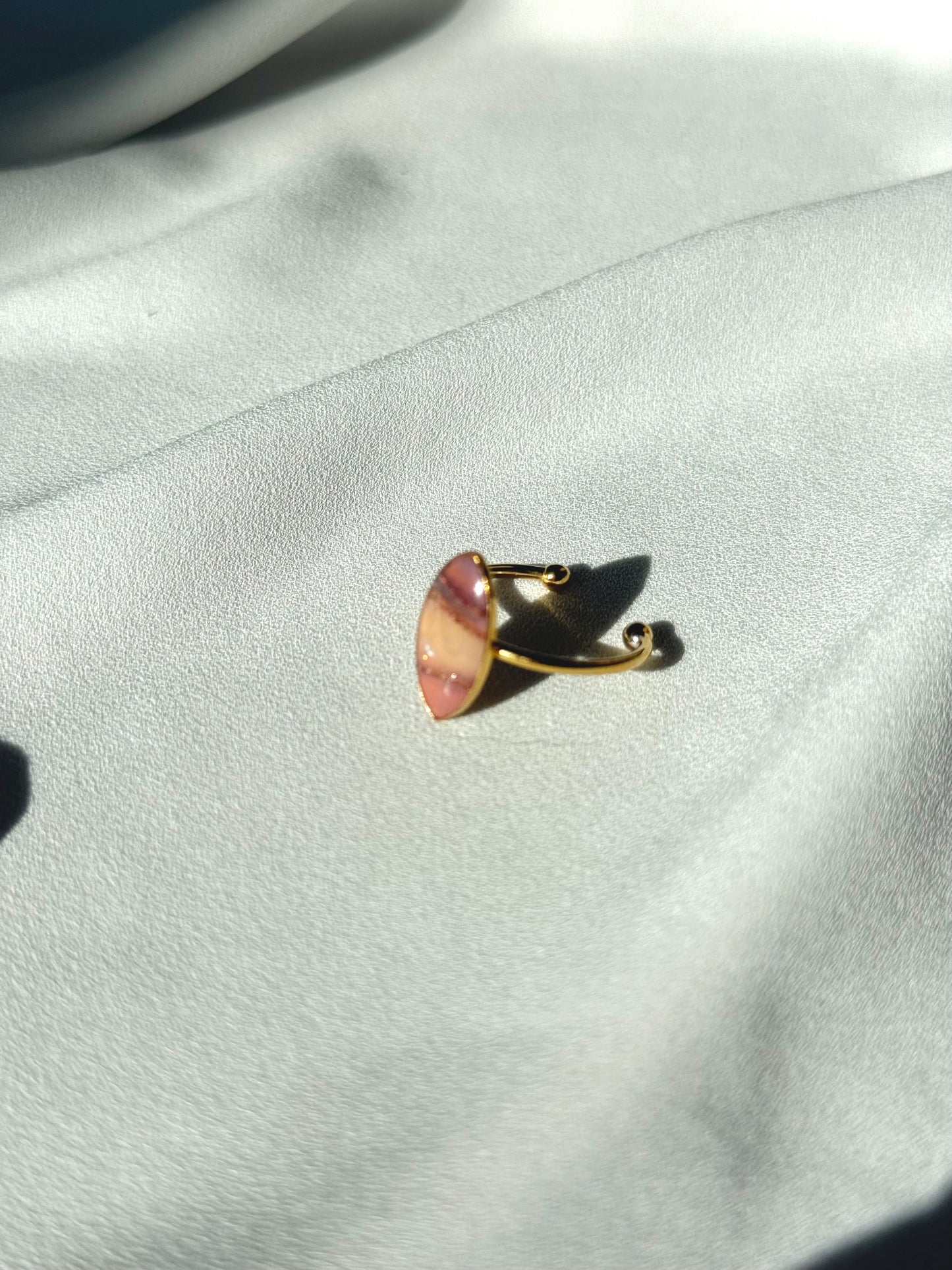 Pink Agate - Marquise