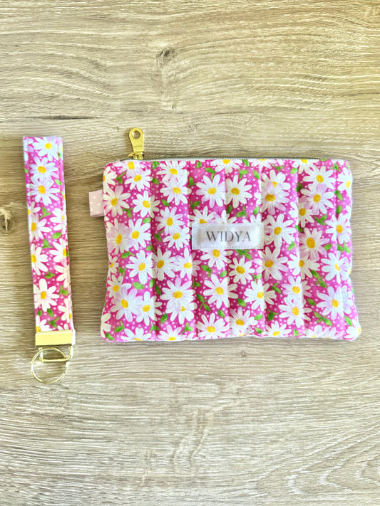 Daisy & Pink Small Pouch
