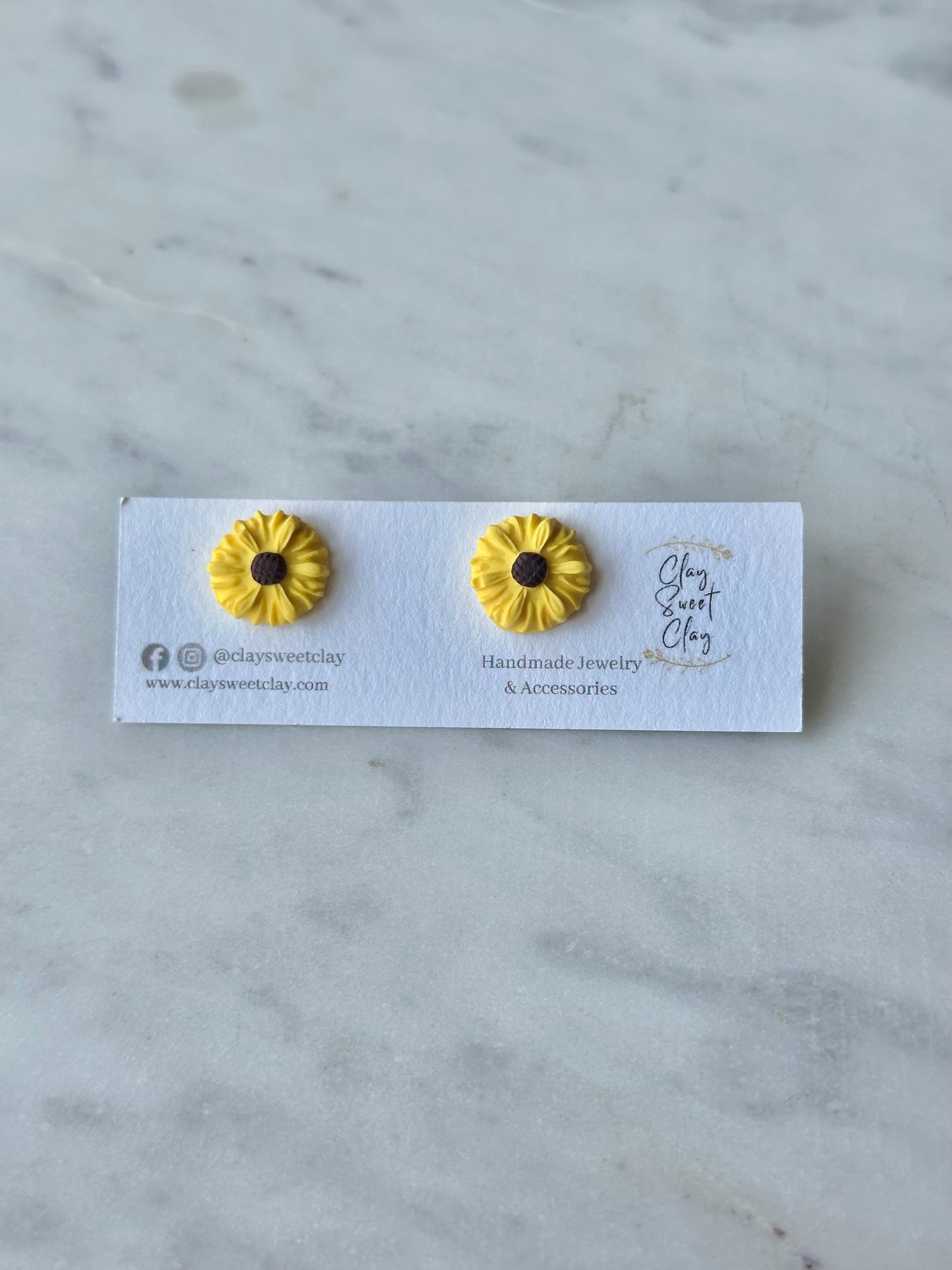 Sunflower Stud Earrings