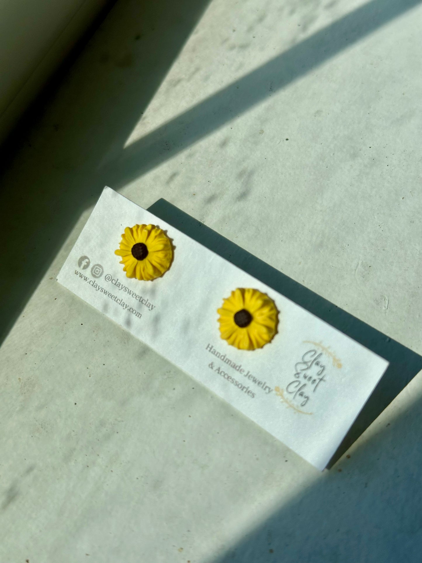 Sunflower Stud Earrings