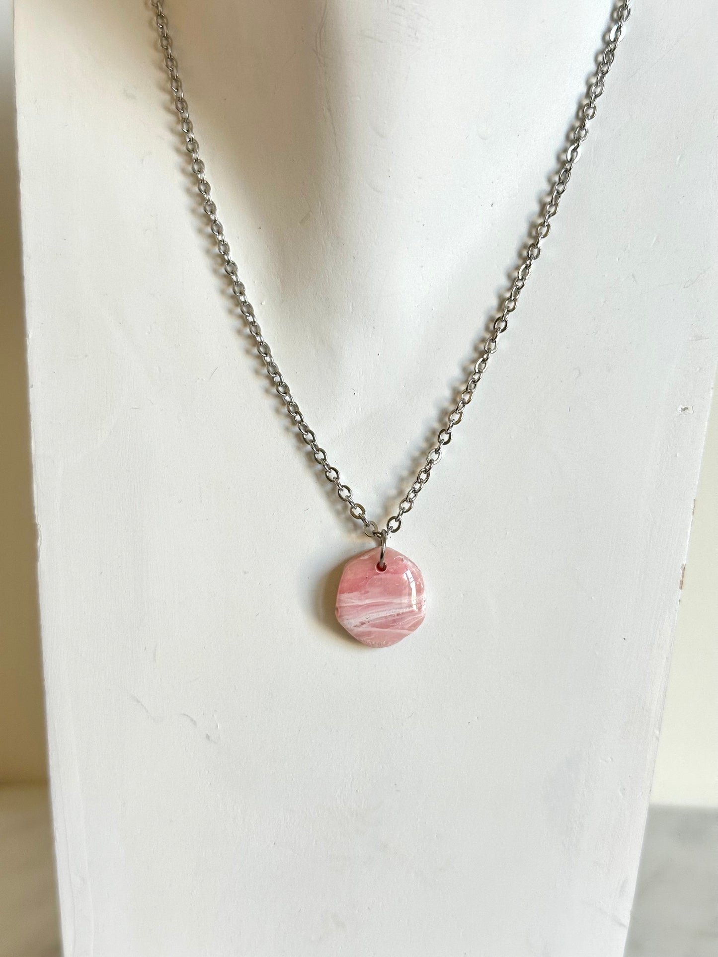 Rose Quartz Necklace - Dainty