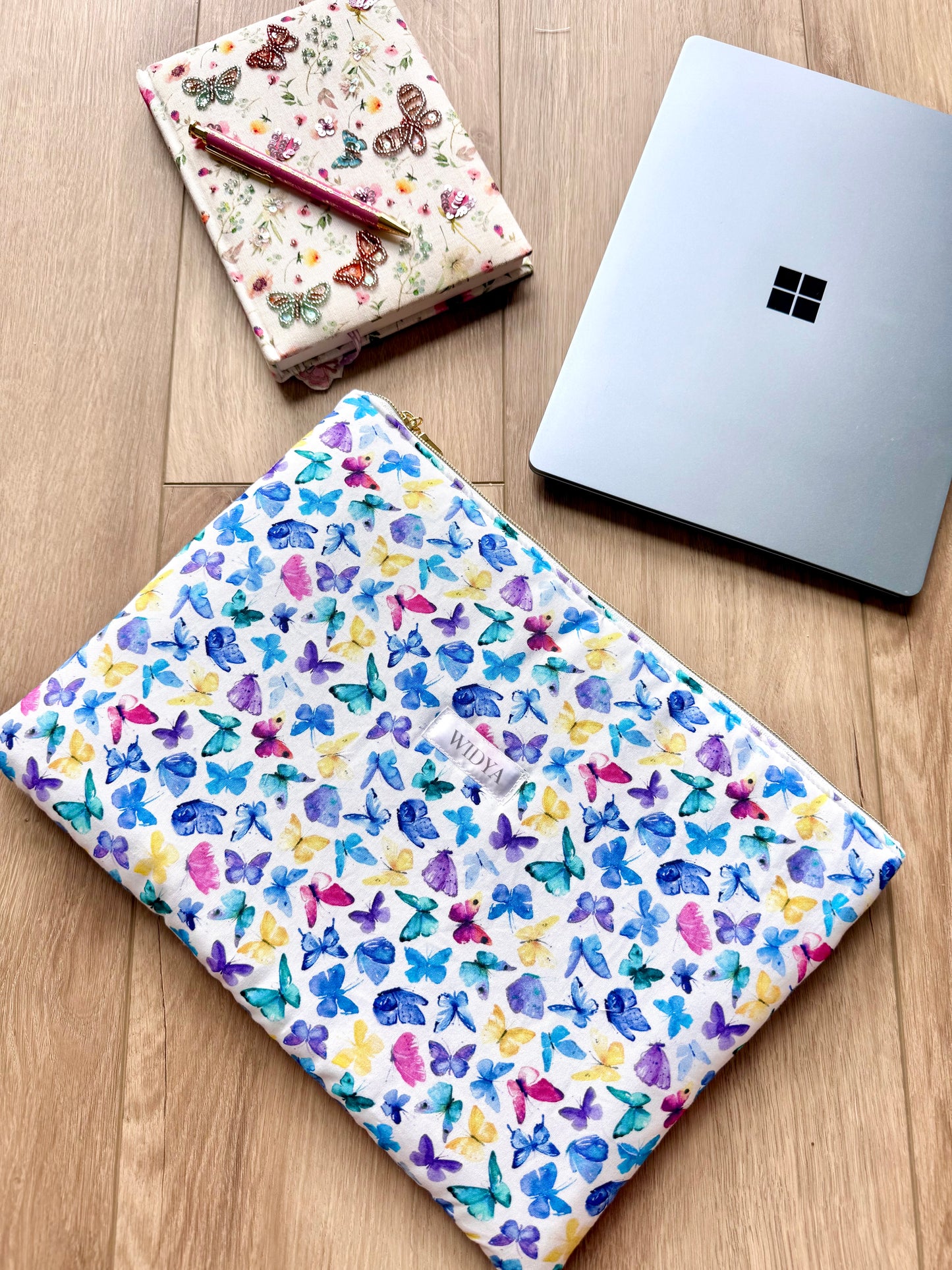 Colorful Butterfly Laptop Sleeve