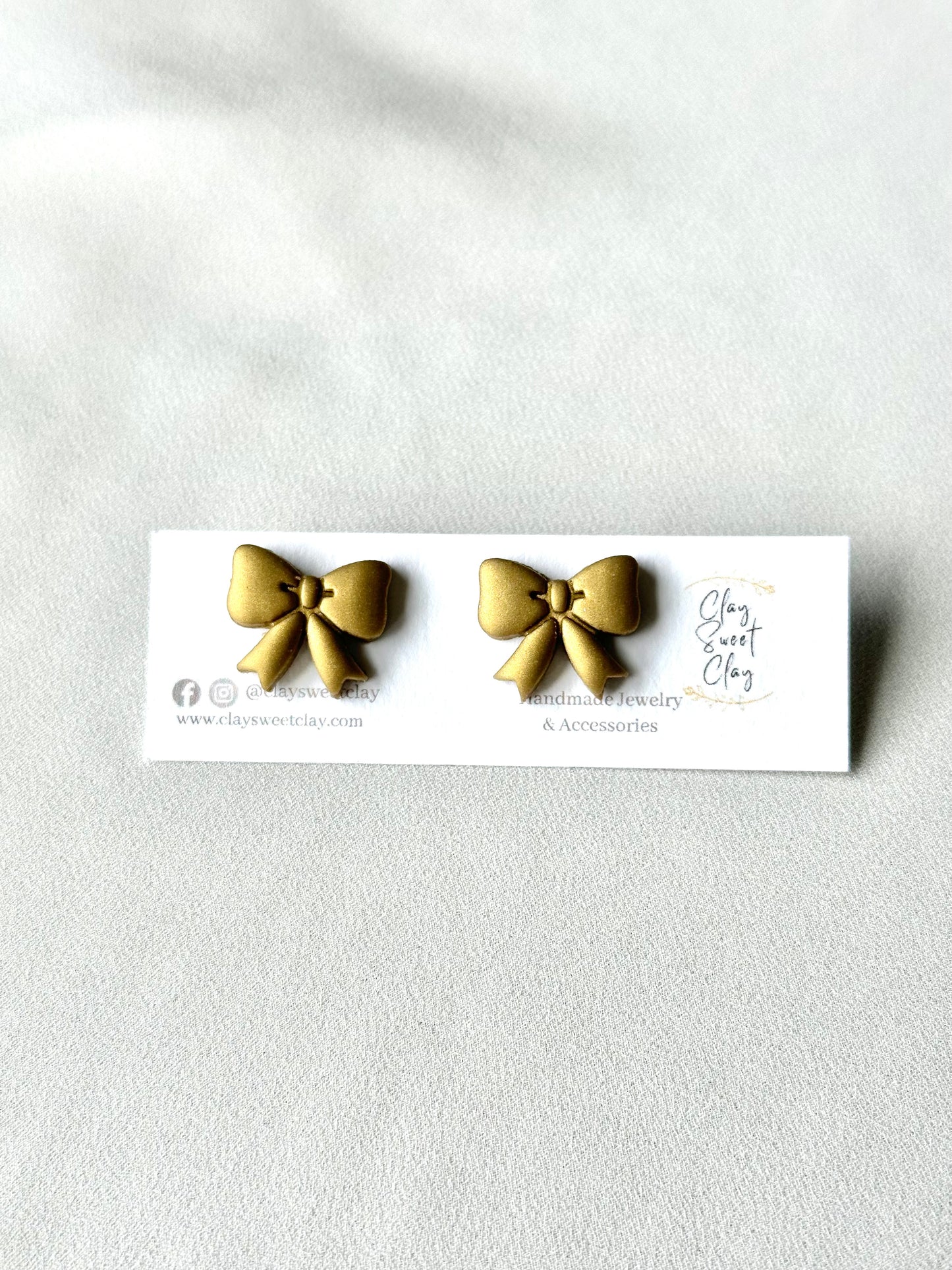 Bow Stud Earrings