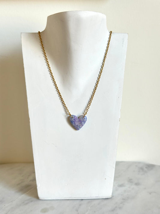 Lapis Lazuli Necklace - Heart