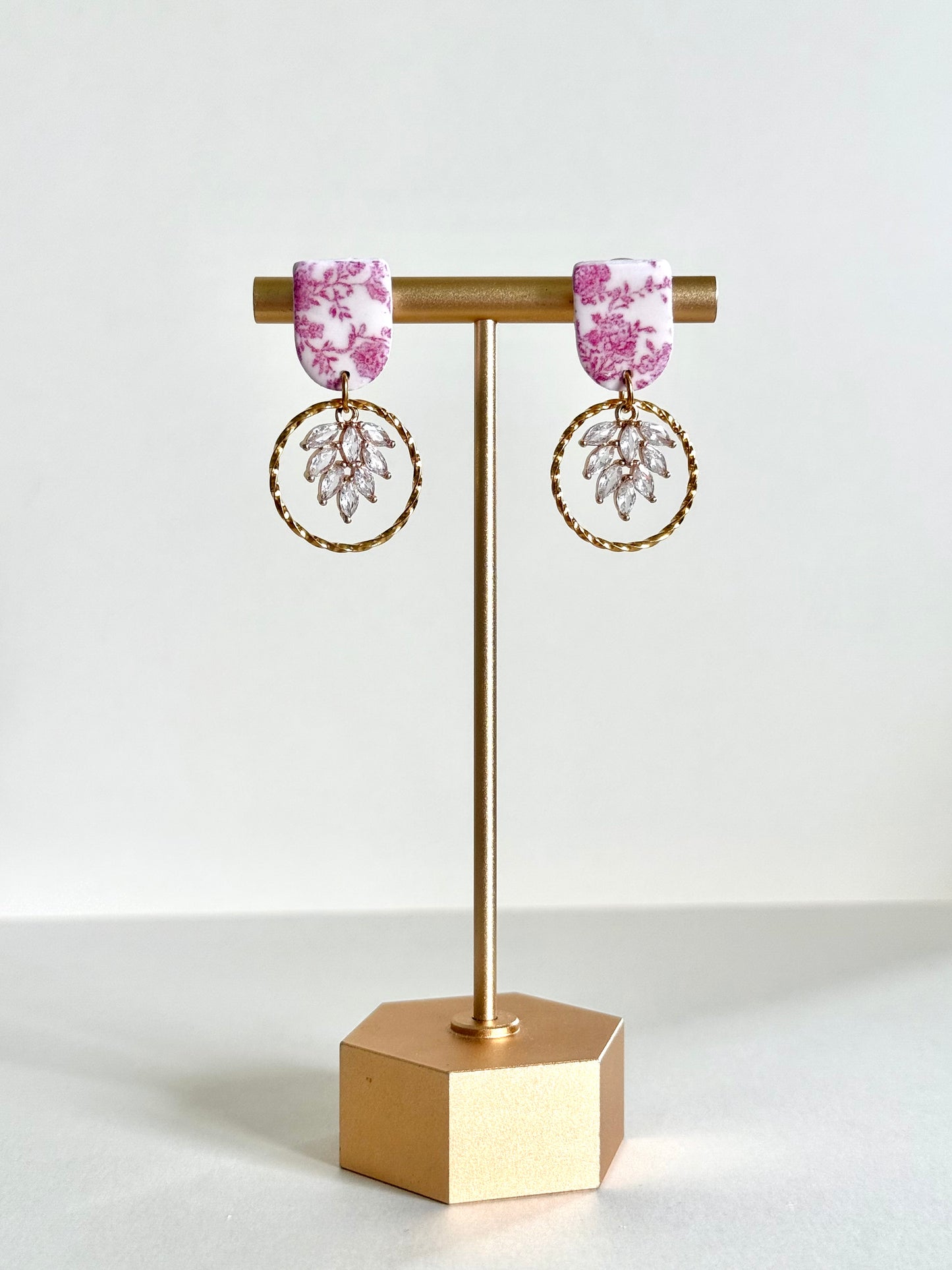 Pink Toile - Dainty Dangles