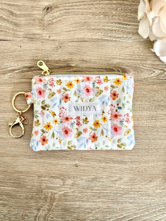 Flower Meadow Keychain Wallet