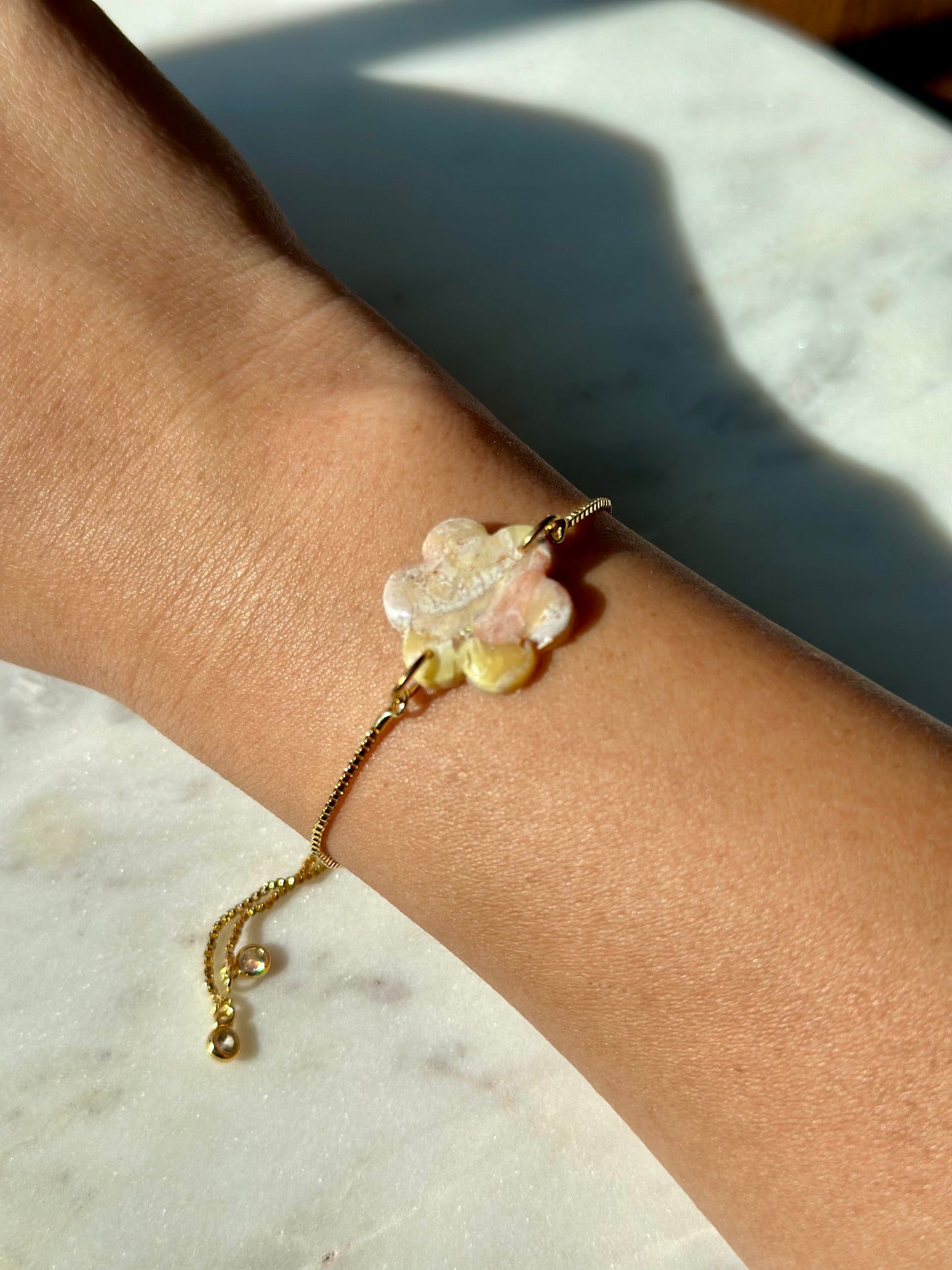 Sunstone Bracelet - Flower