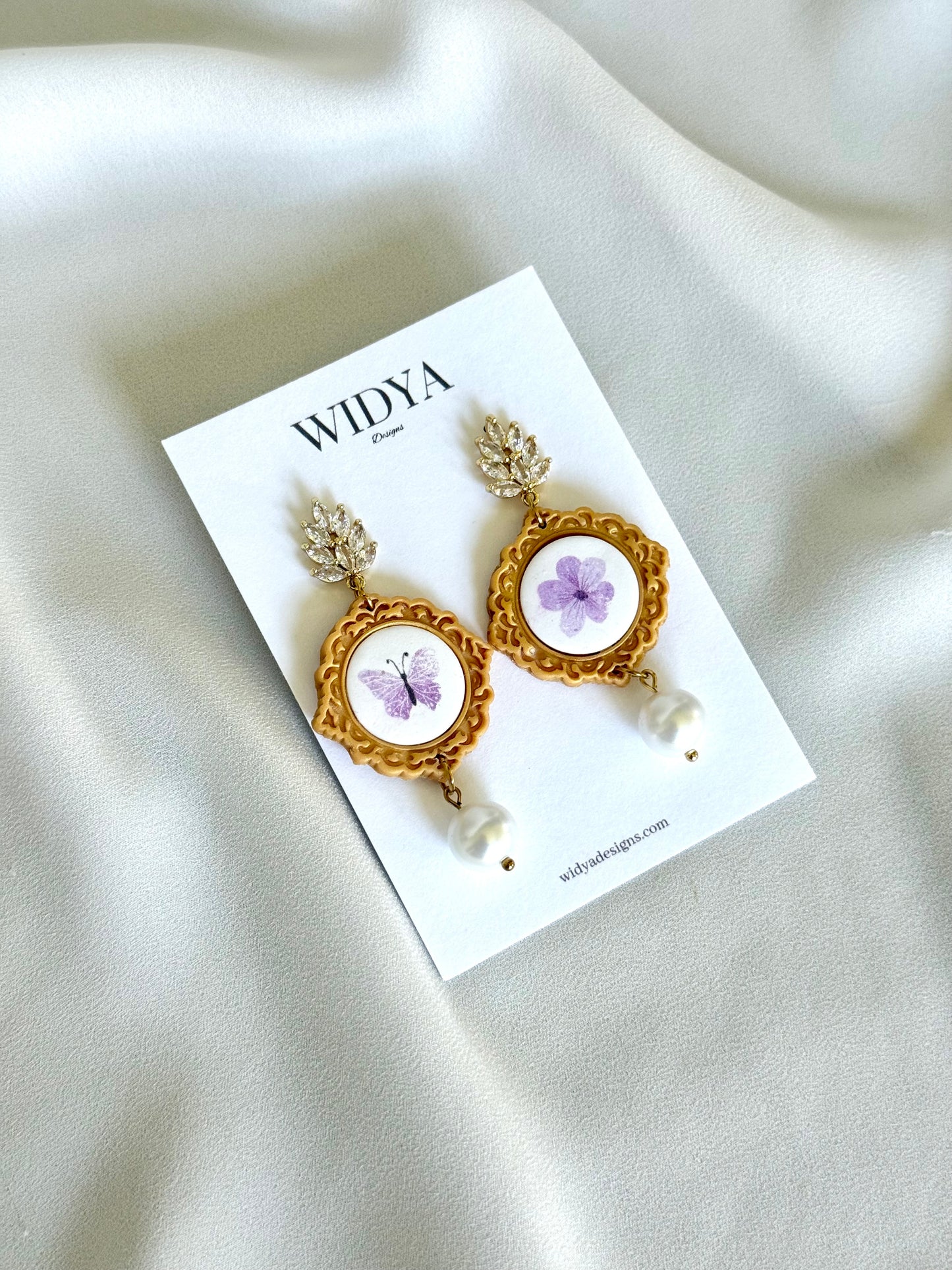 Vintage Frame Art Earrings
