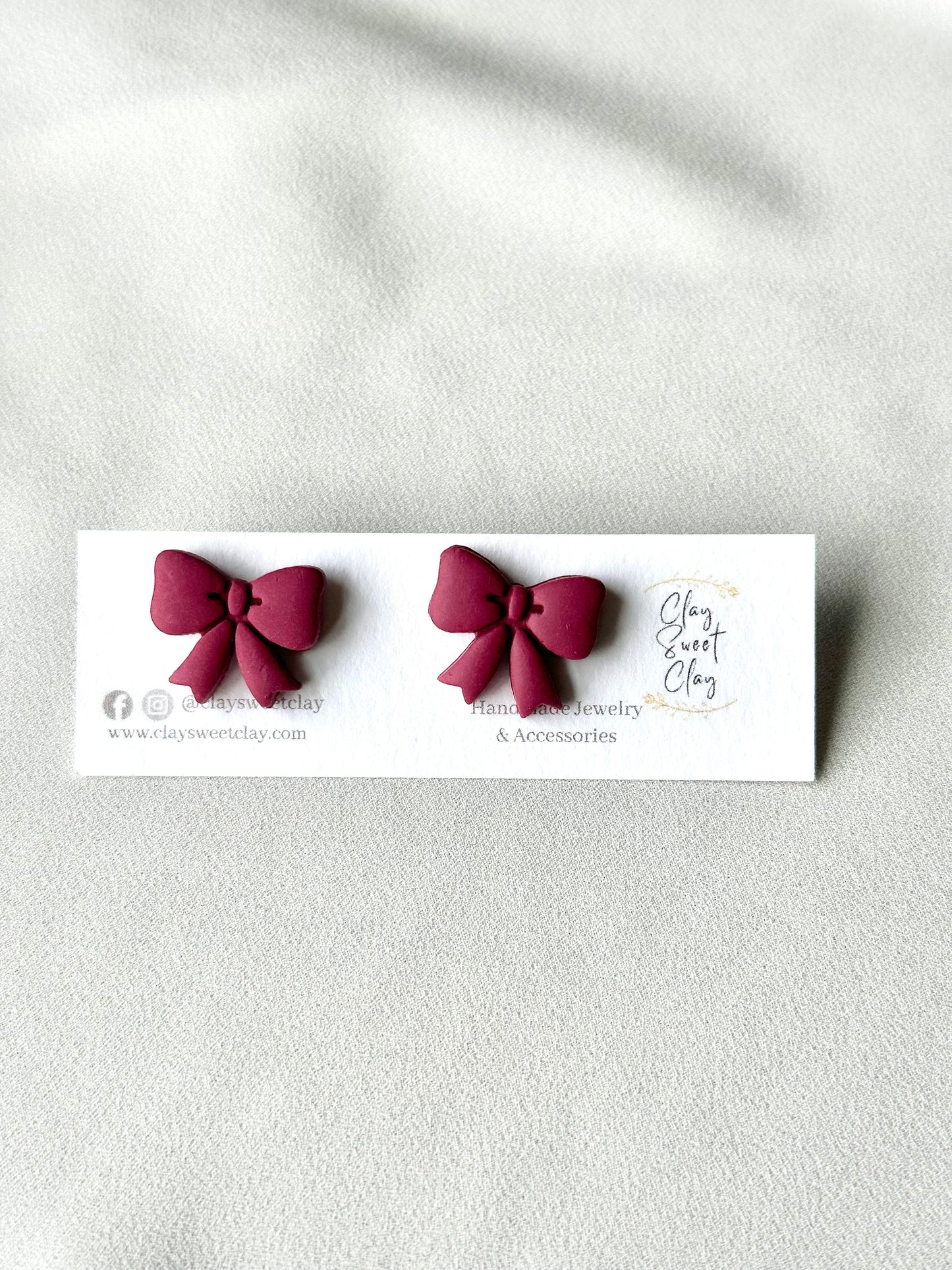 Bow Stud Earrings