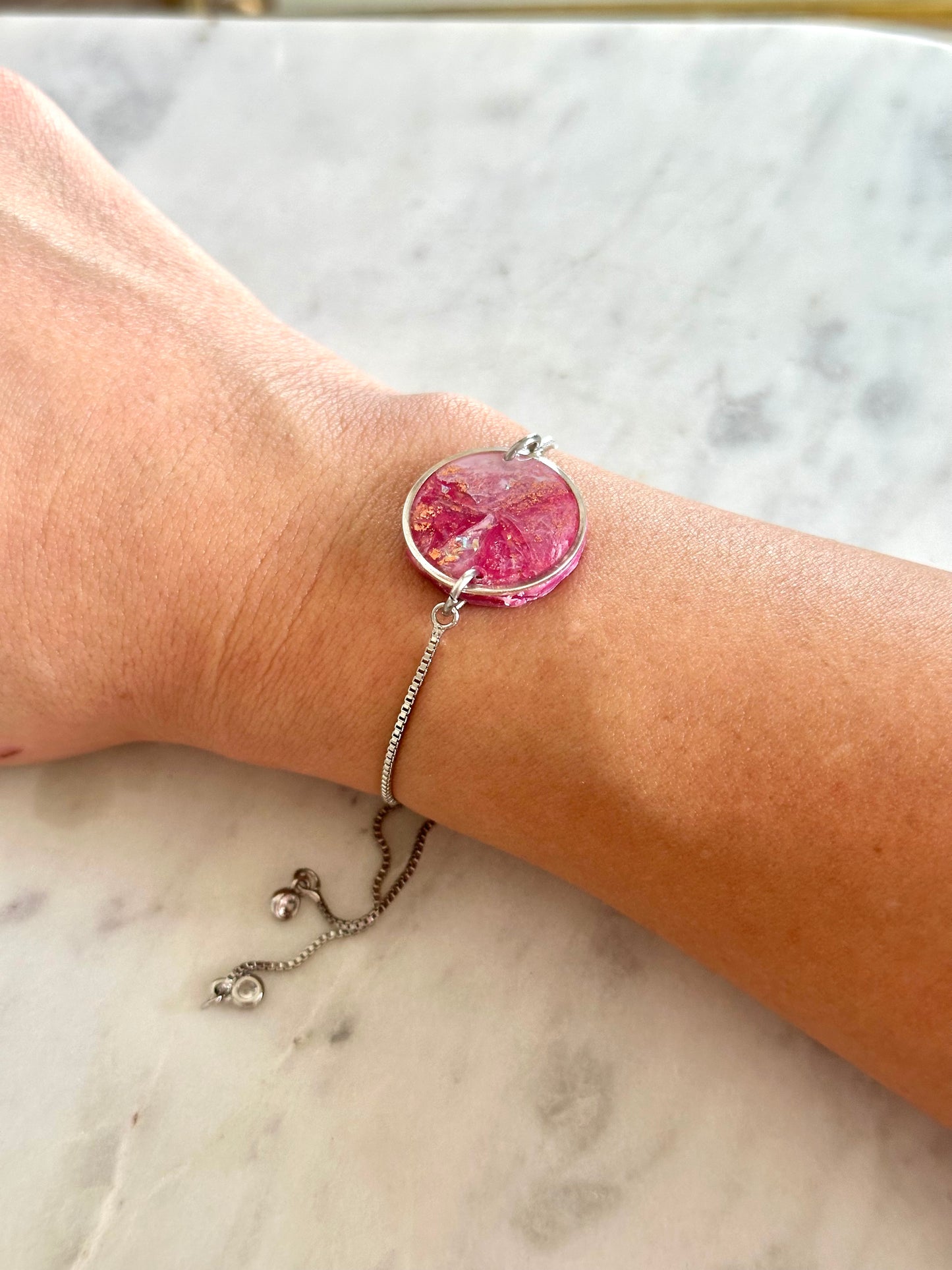 Red Agate Bracelet - Round